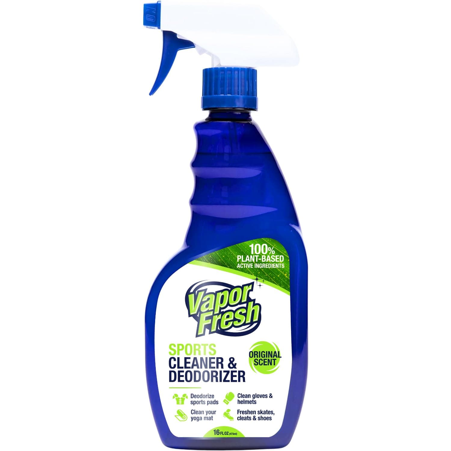 Cleaning Spray for Sports and Gym Equipment - Shoe Deodorizer, Yoga Mat Cleaner, Boxing Glove Deodorizer - Natural and Plant Based, 16 Fl Oz (1-Pack)