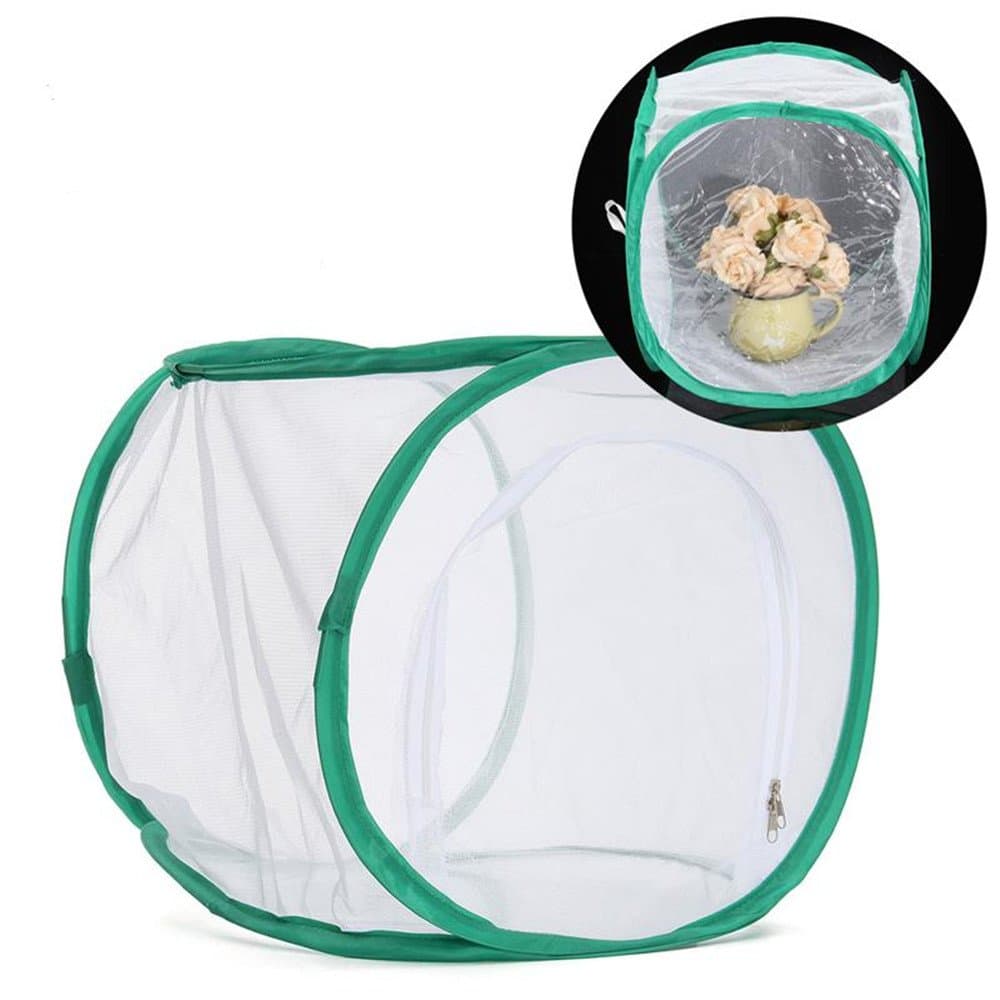 Insect and Butterfly Cage terrarium Pop-up (12x12x12 inches) (Black)