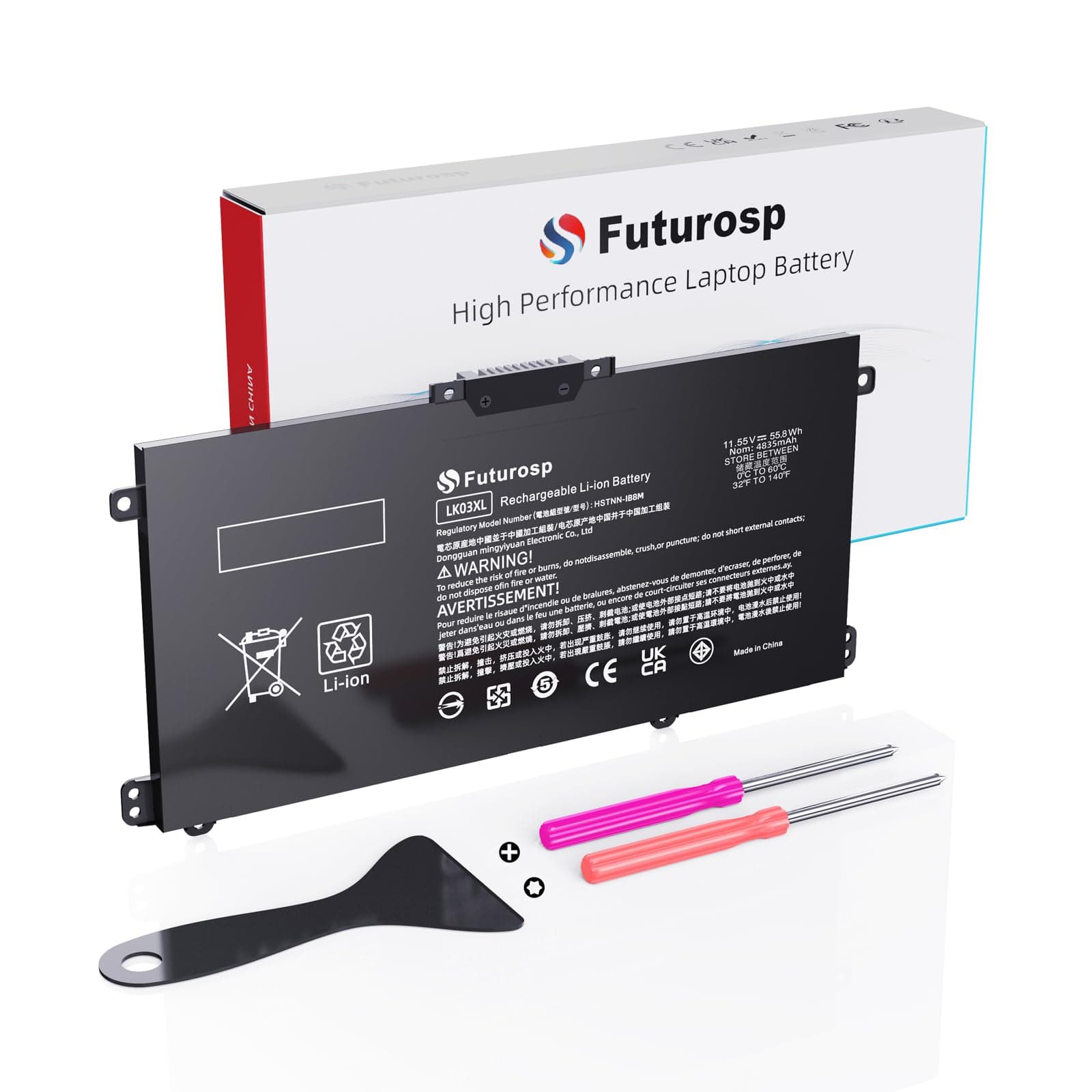 LK03XL L09281-855 Battery Replacement for HP Envy X360 15M-CN0012DX 15M-CN0XXX 15M-BP1XX 15M-CN0011DX 15M-BQ121DX 15-CP0XXX 15-CN1XXX 15-CR0XXX 17M-CE0013DX 17M-AE111DX 17M-BW0013DX 17T-CE100 17-AE1XX