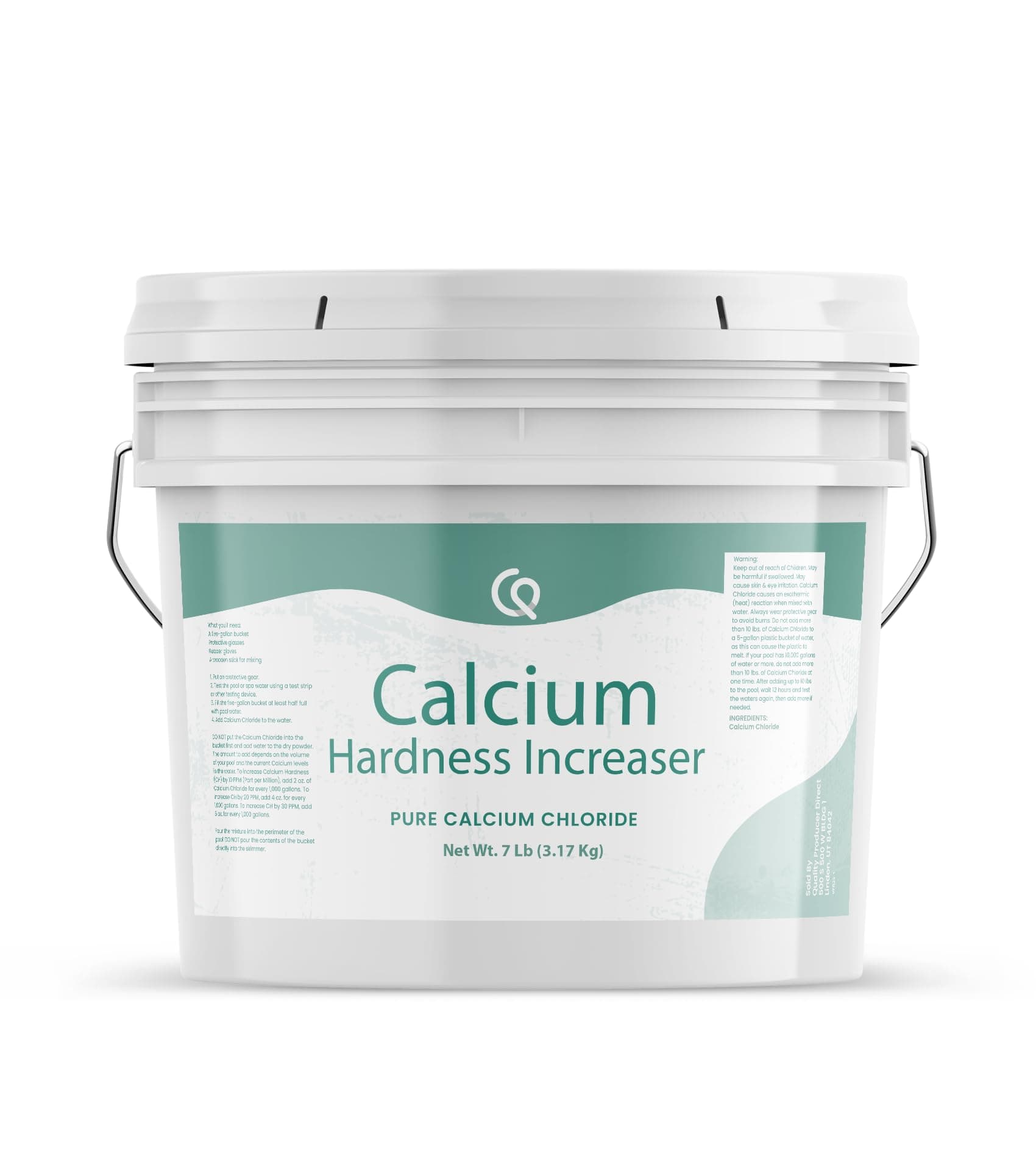 Calcium Hardness Increaser (1 Gallon) Calcium Chloride Powder for Pools & Hot Tubs