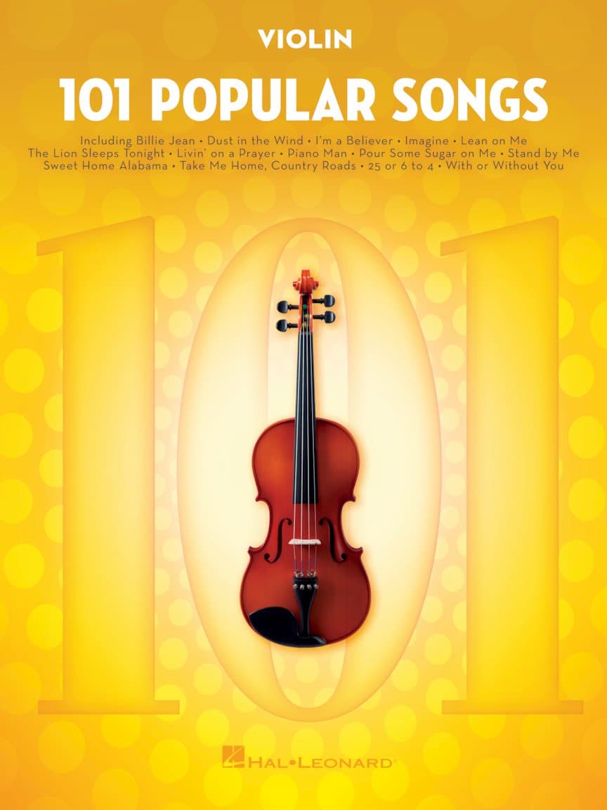 101 Popular Songs Sheet Music for Violin | Solo Violin Songbook for Pop Hits | Easy to Intermediate Arrangements for Practice | Instrumental Music Book for Beginners and Advanced Players Paperback – 23 Feb. 2018