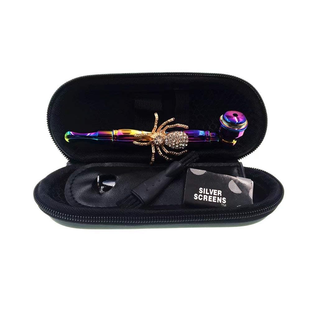 Modern Eye Catching Diamond Design Metal Tool Light Weight with Accessories and Bag (Rainbow)