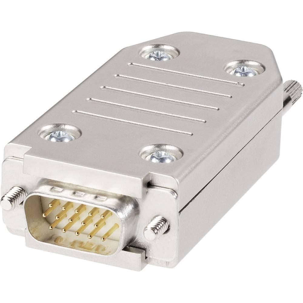 D-SUB-D Male 15 Pole Knorr Tec 10040010 180° Pull Spring