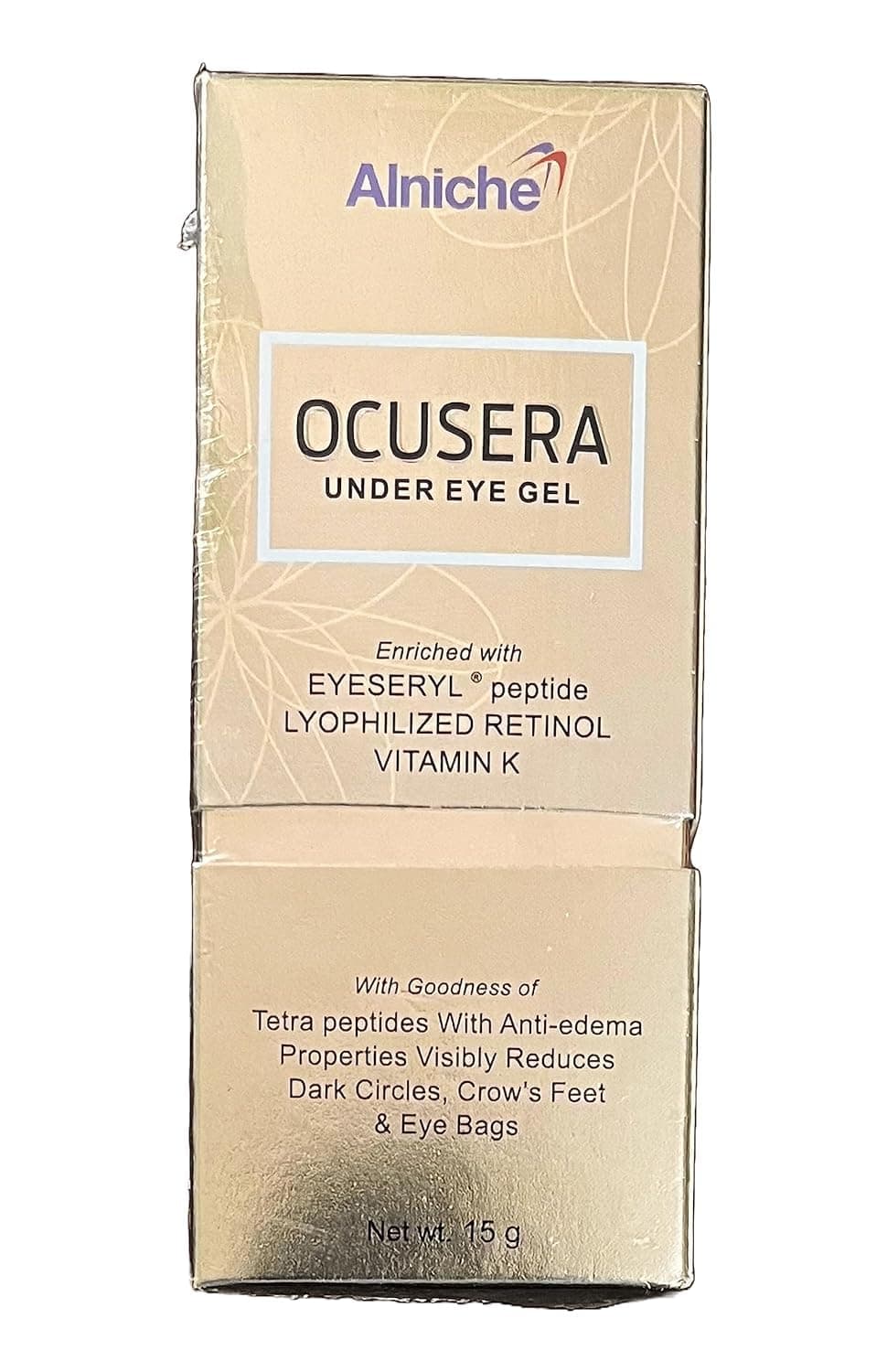 Ocusera Rejuvenating Eye Serum: Advanced Formula with Jojoba Oil & Olive Oil - Target Dark Circles, Puffiness, and Fine Lines - 15g For Men and Women