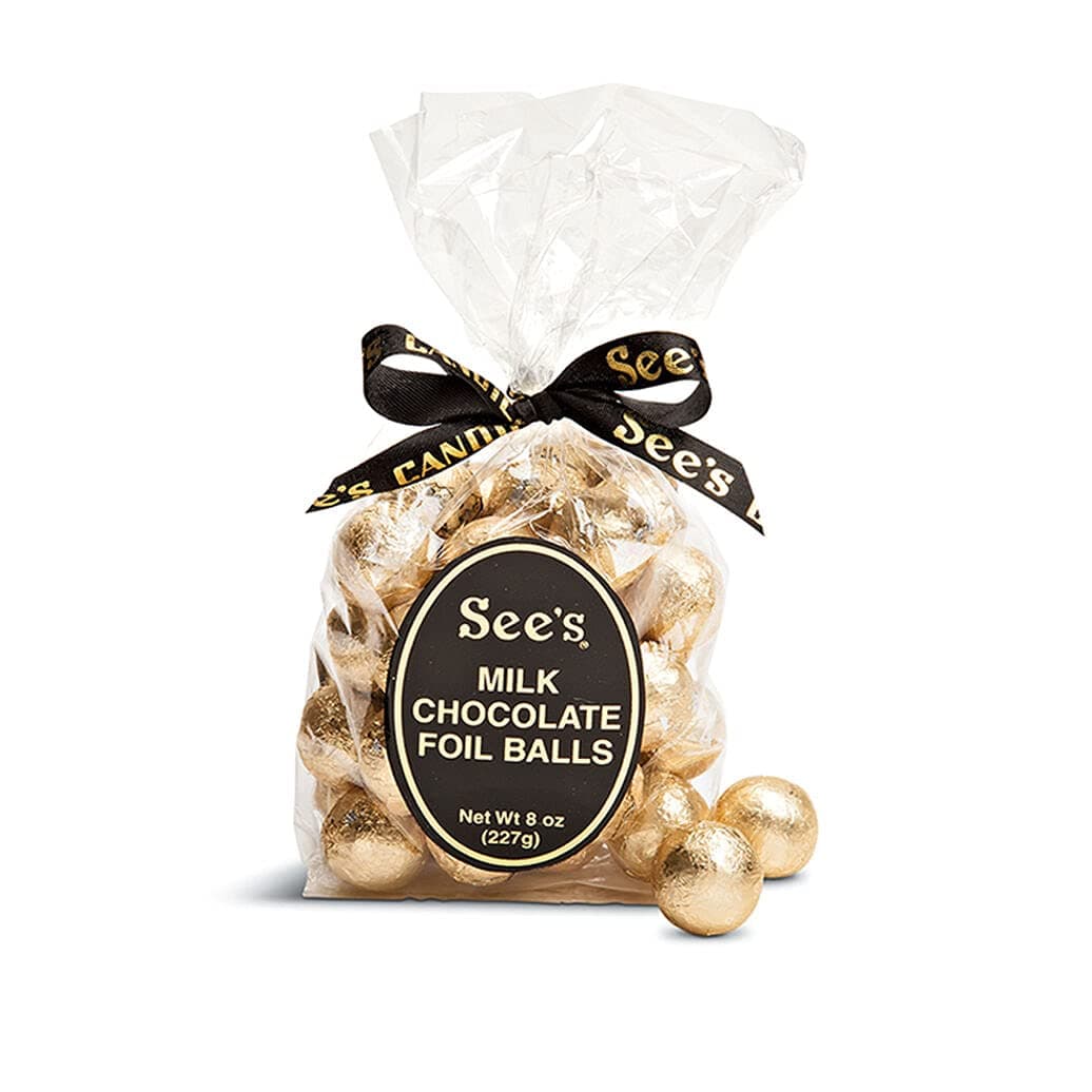 RETIRED SKU See's Candies 8 oz Milk Chocolate Balls