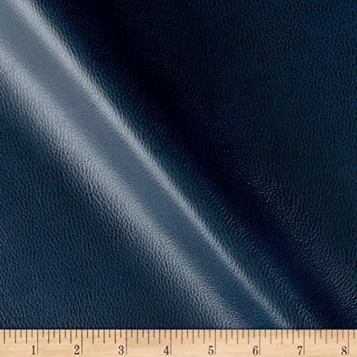 Breathable Faux Leather Navy, Fabric by the Yard