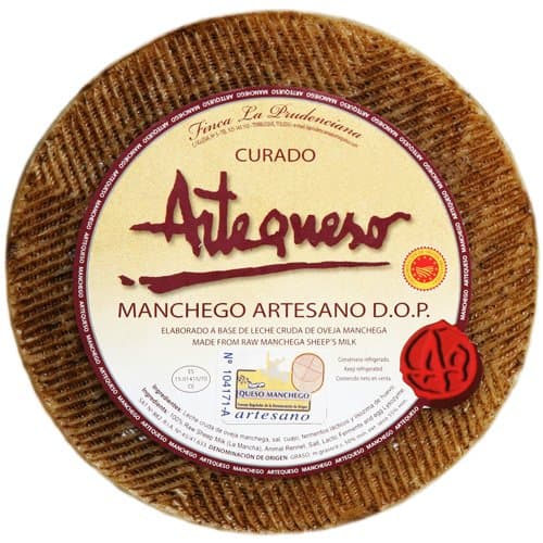 Cured Sheep Cheese ‘DO Manchego’ (900 g) - Artequeso