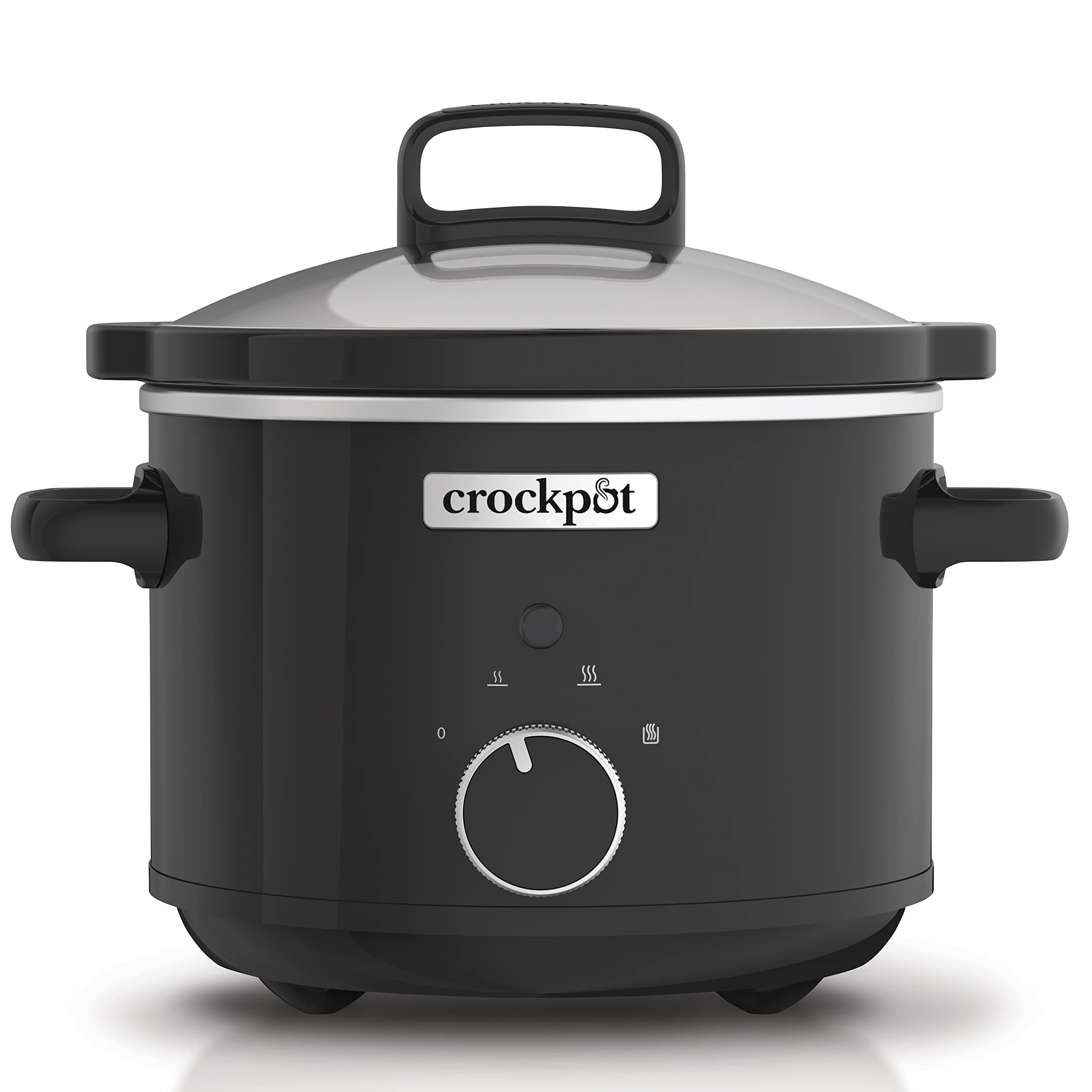Crock-Pot CSC046 Slow Cooker, 2.4 Litre, Black, Stoneware, 2.4 liters