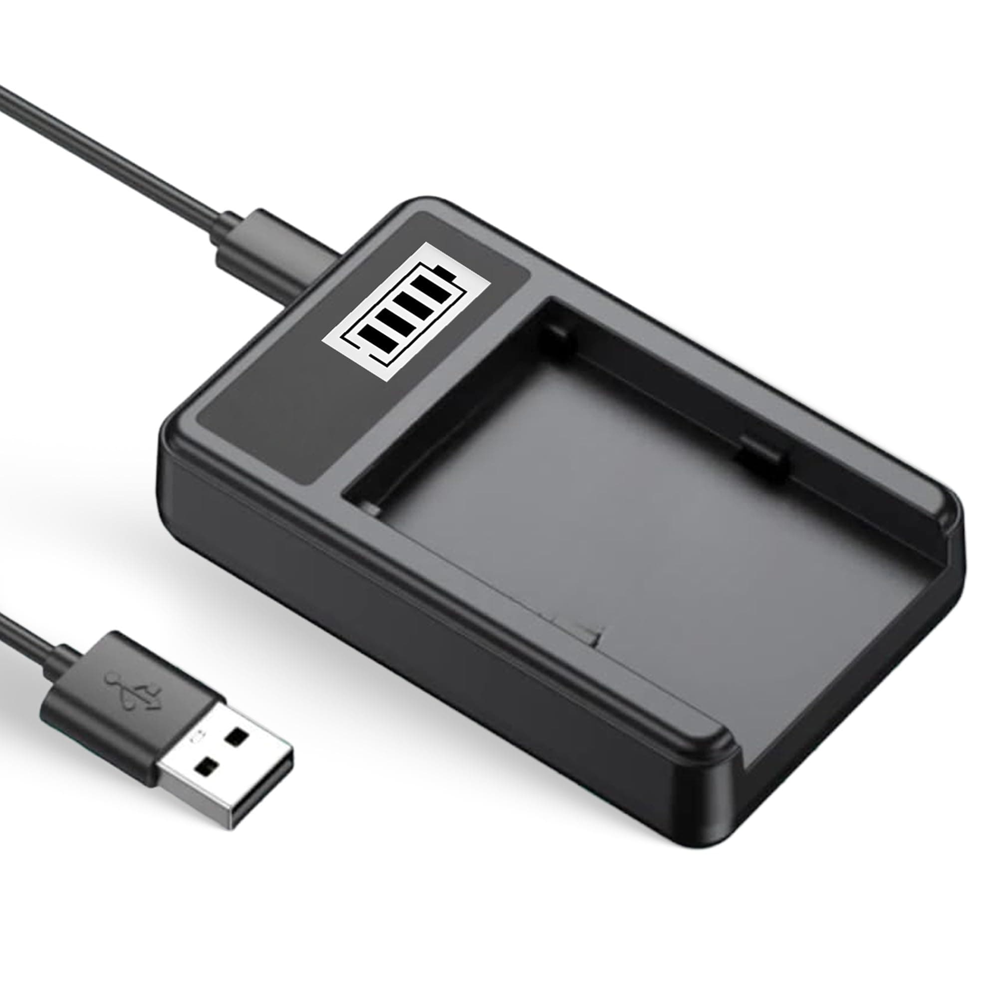 USB Battery Charger for Nikon D40, D40X, D60, D3000, D5000 D-SLR Cameras - Smart LCD Display For Accurate Battery Charge Status - For EN-EL9 Battery