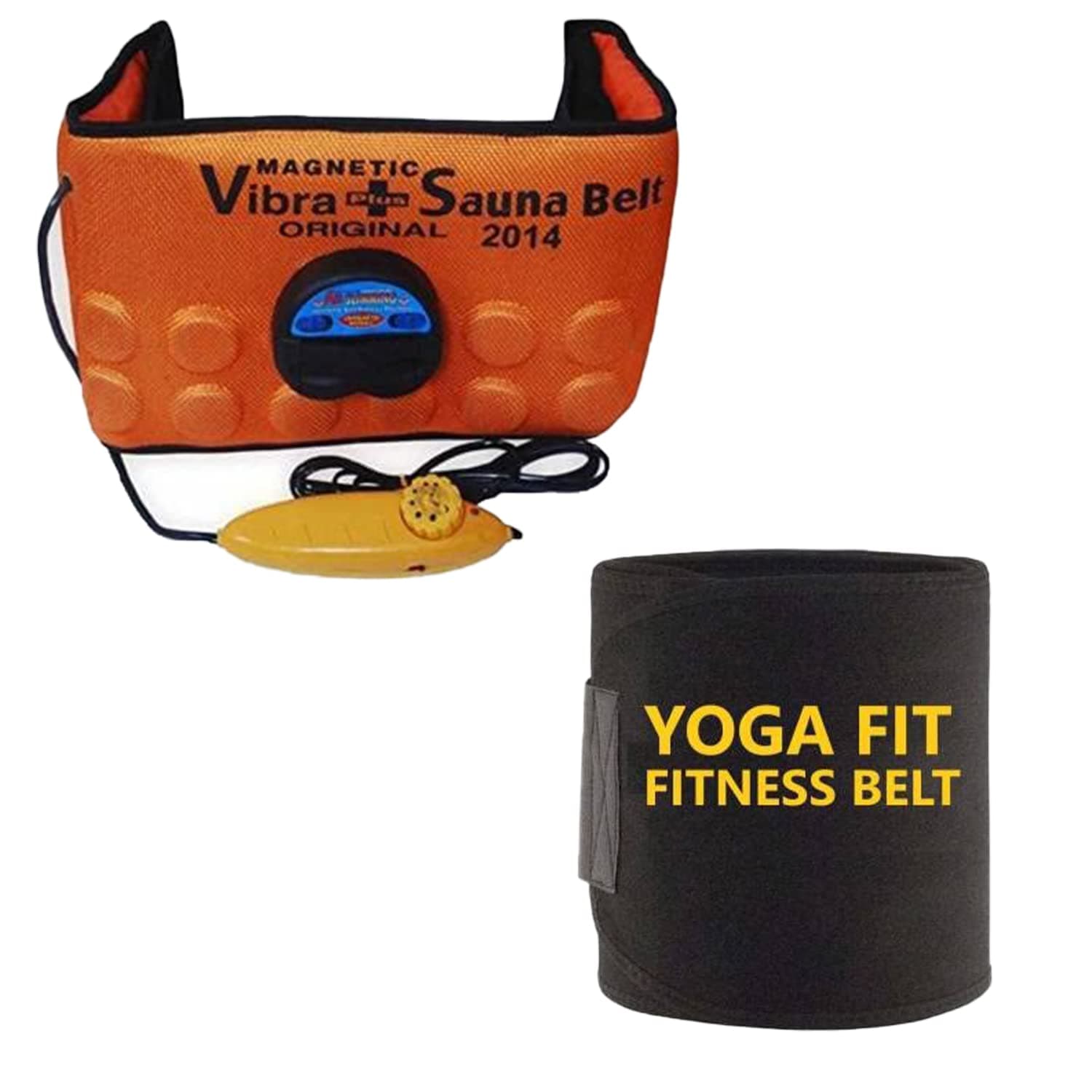 Magnetic Vibra-Sauna Slimming Fabric Belt and Sweat Belt for Unisex to Reduce Extra Fat