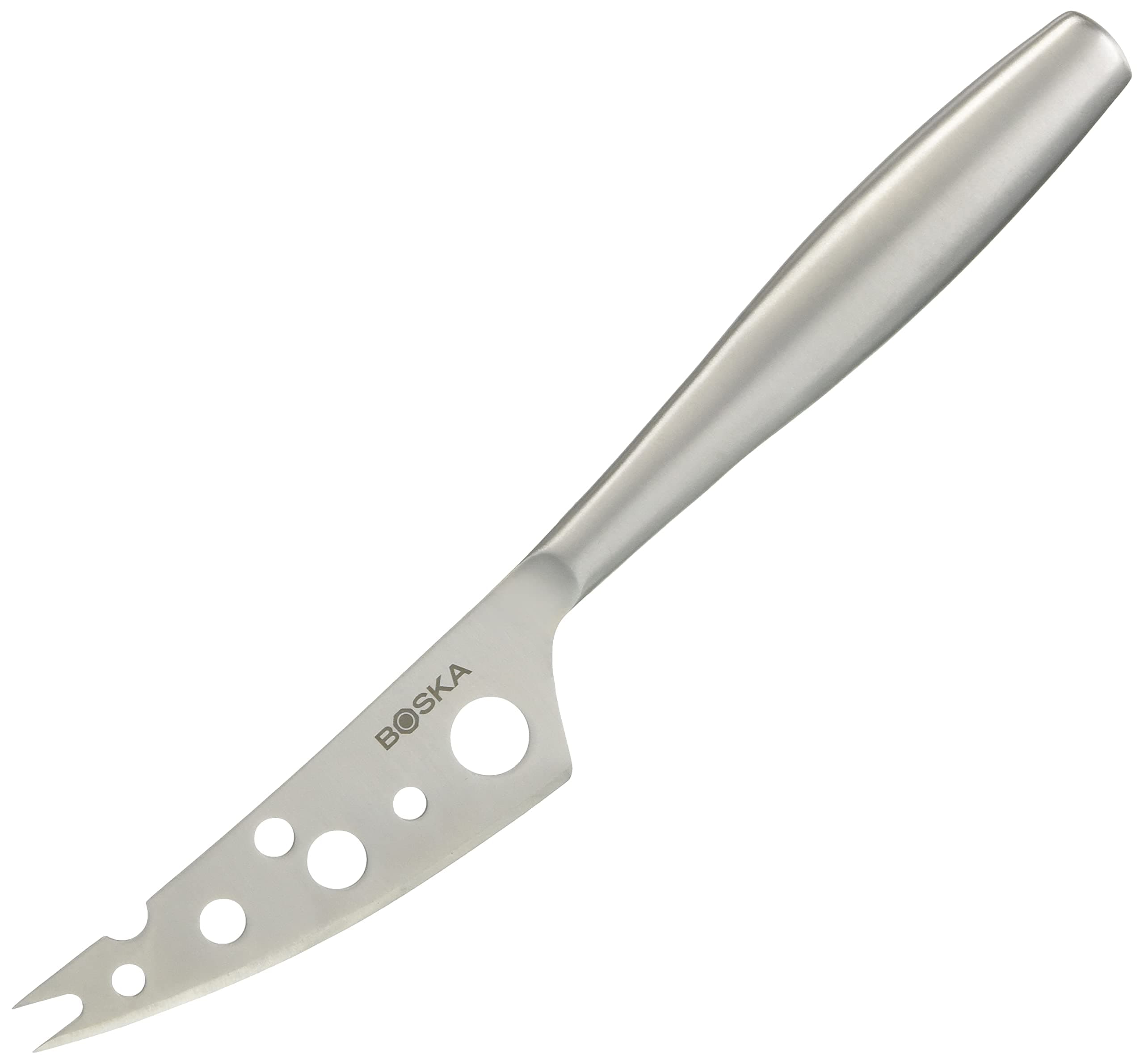 Stainless Steel Cheese Knife - Copenhagen Nr.2 For All Types of Cheese - Multi-Functional Cheese Slicer - Handheld Slicer - Silver Non-Stick - Dishwasher Safe - For Kitchen Cooking