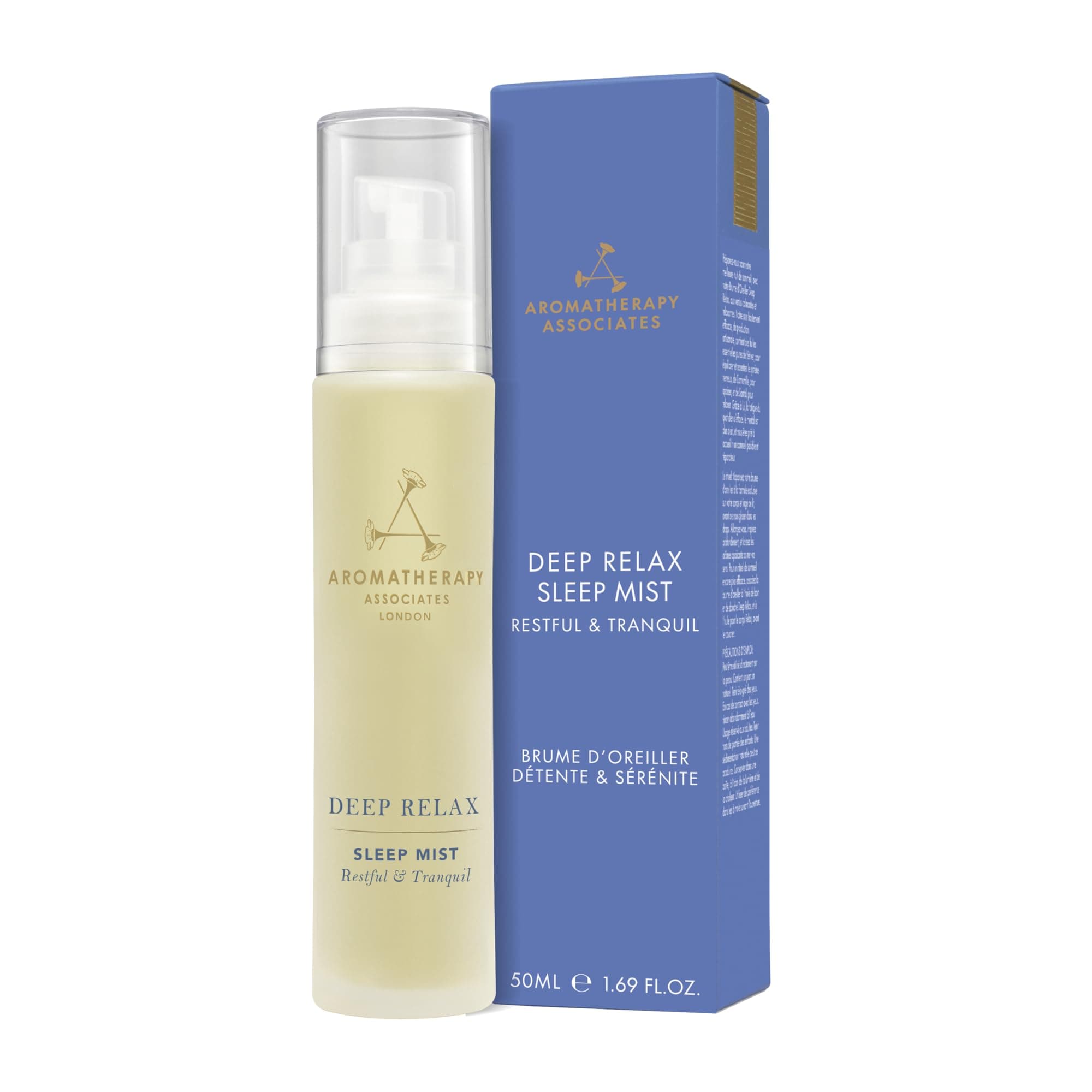 Deep Relax Sleep Mist. Body and Linen Spray for Restorative Sleep. Made with Vetivert, Chamomile and Sandalwood Essential Oils (1.69 fl oz)
