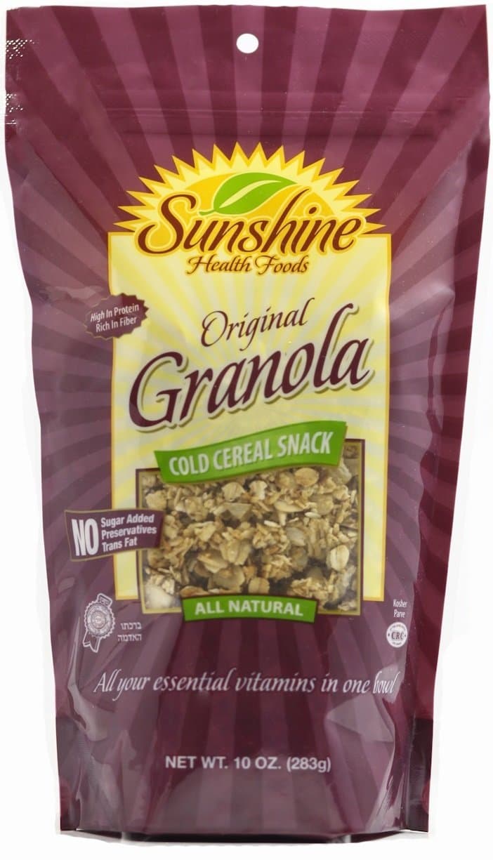 Sunshine Granola Cold Cereal Snack Kosher All Natural - 10 oz (3-Pack) (Original)