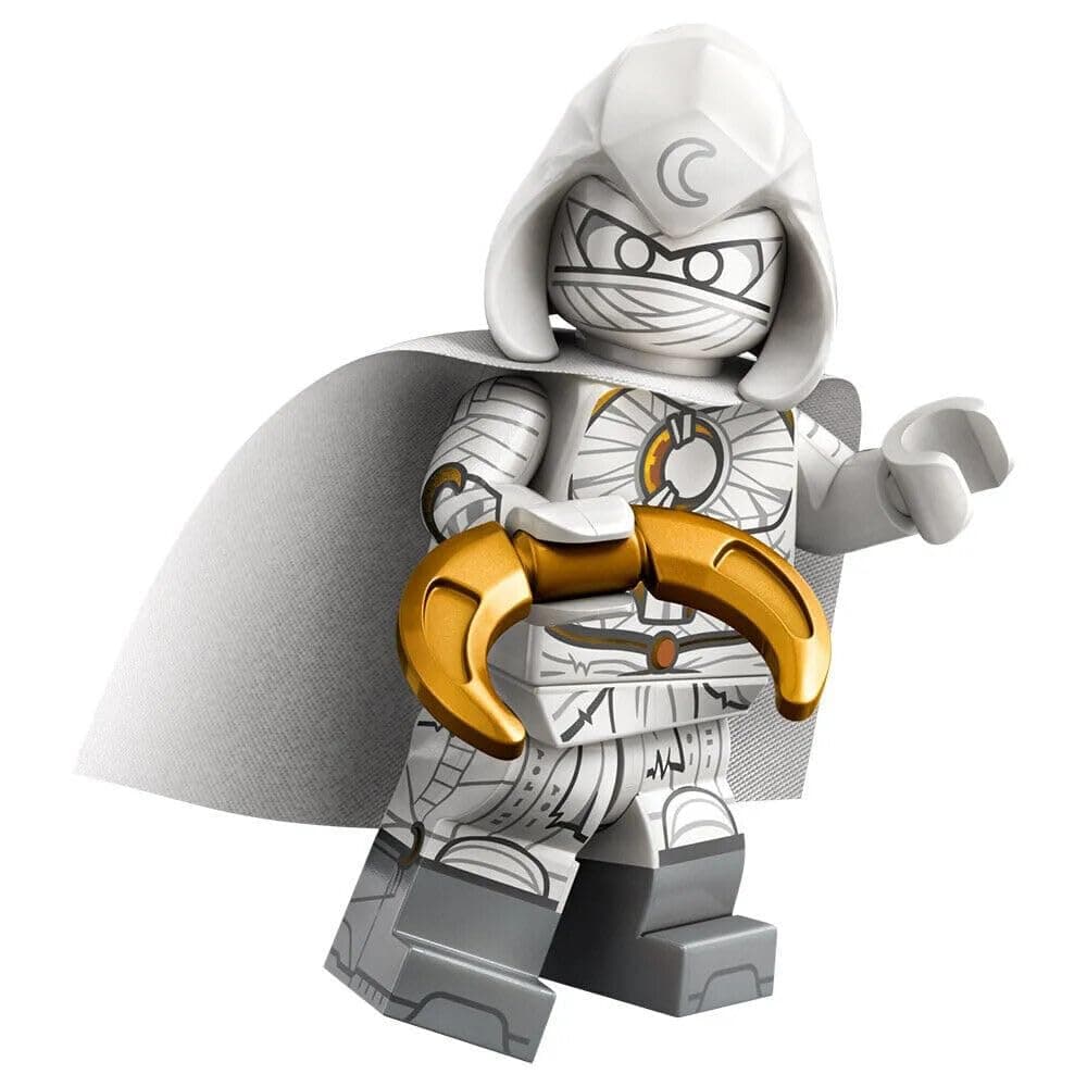 LEGO Marvel Series 2 Minifigure: Moon Knight Minifigure with LEGO Calendar Man Capes - Superheroes 71039