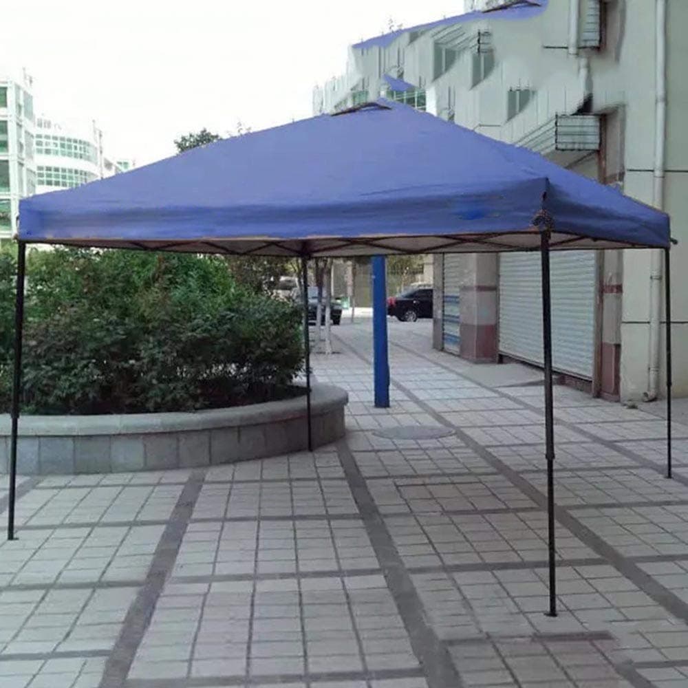 Gazebo WYZQQ Outdoor Pop-Up Tent, Portable Awning, Instant Folding Party Tent, Car Shelter Wedding Party Easy Pop Up ，Silver Plastic Sunscreen Cloth, Stainless Steel Bracket