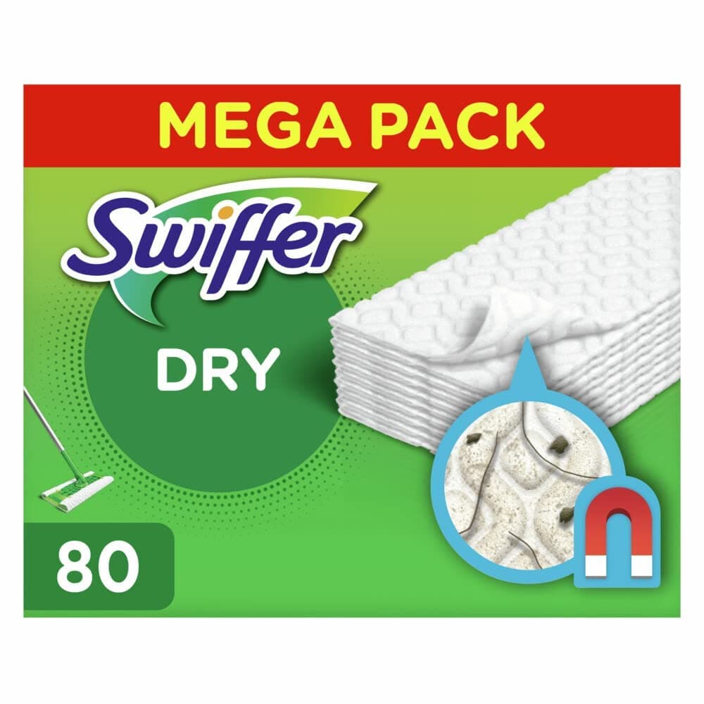Floor Cleaner Dry Floor Cloths Refill - 80 Pieces