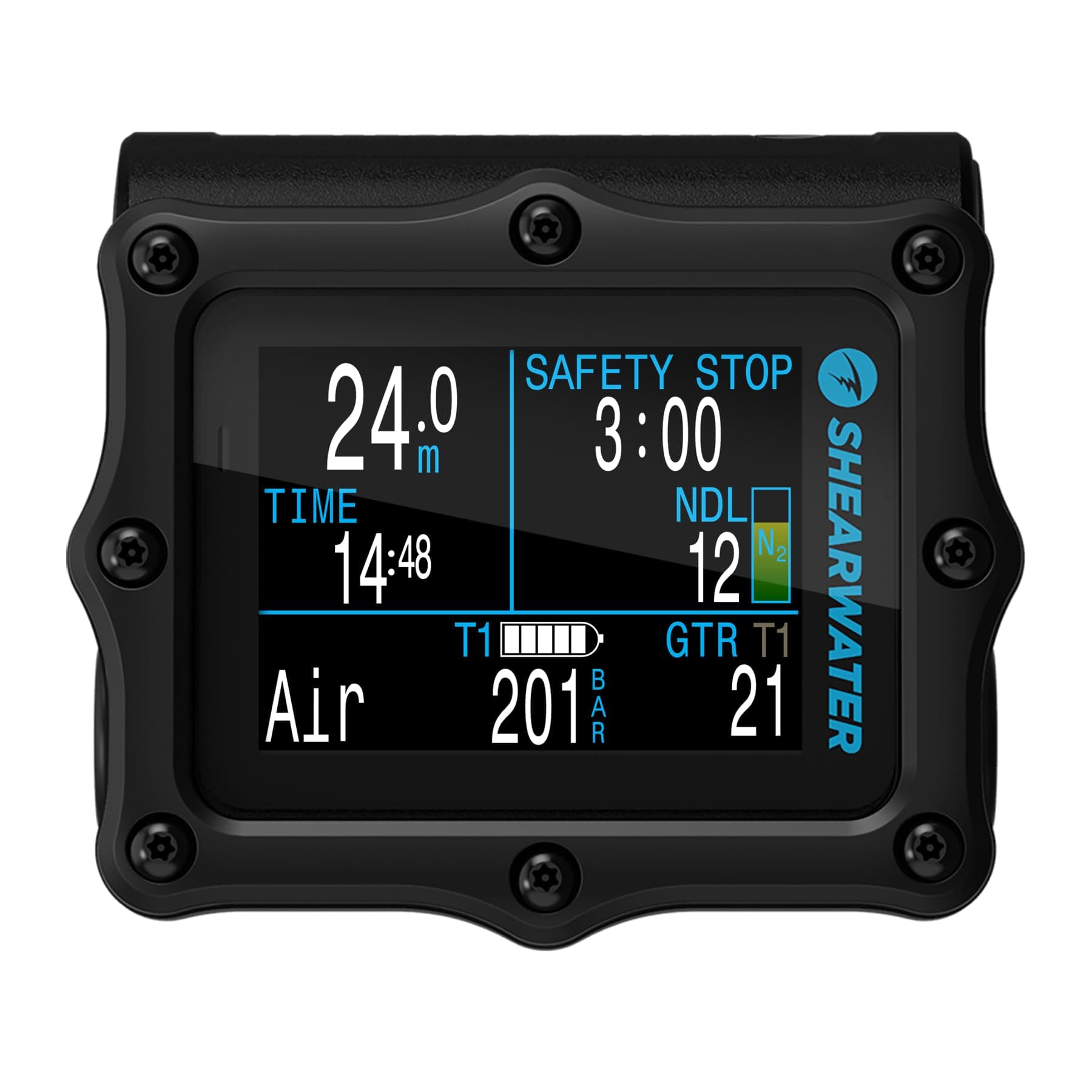 Perdix 2 Ti Dive Computer Black Titanium