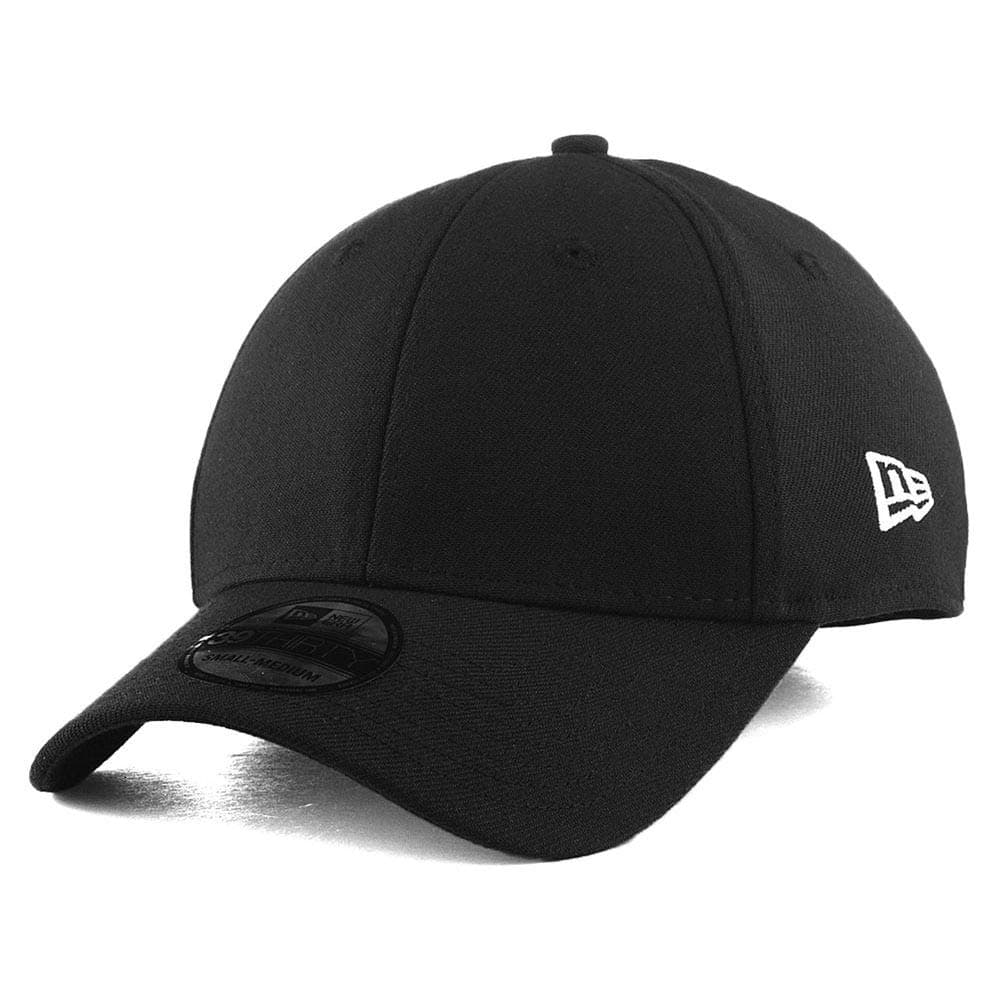 Blank Custom 39THIRTY Stretch-Fitted Cap (US, Alpha, Medium, Black)