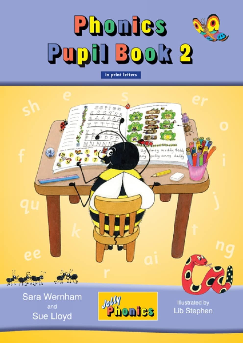 Jolly Phonics Pupil Book 2 (Colour Edition) in Print Letters: in Print Letters (British English edition) Paperback – Student Edition, 1 February 2011