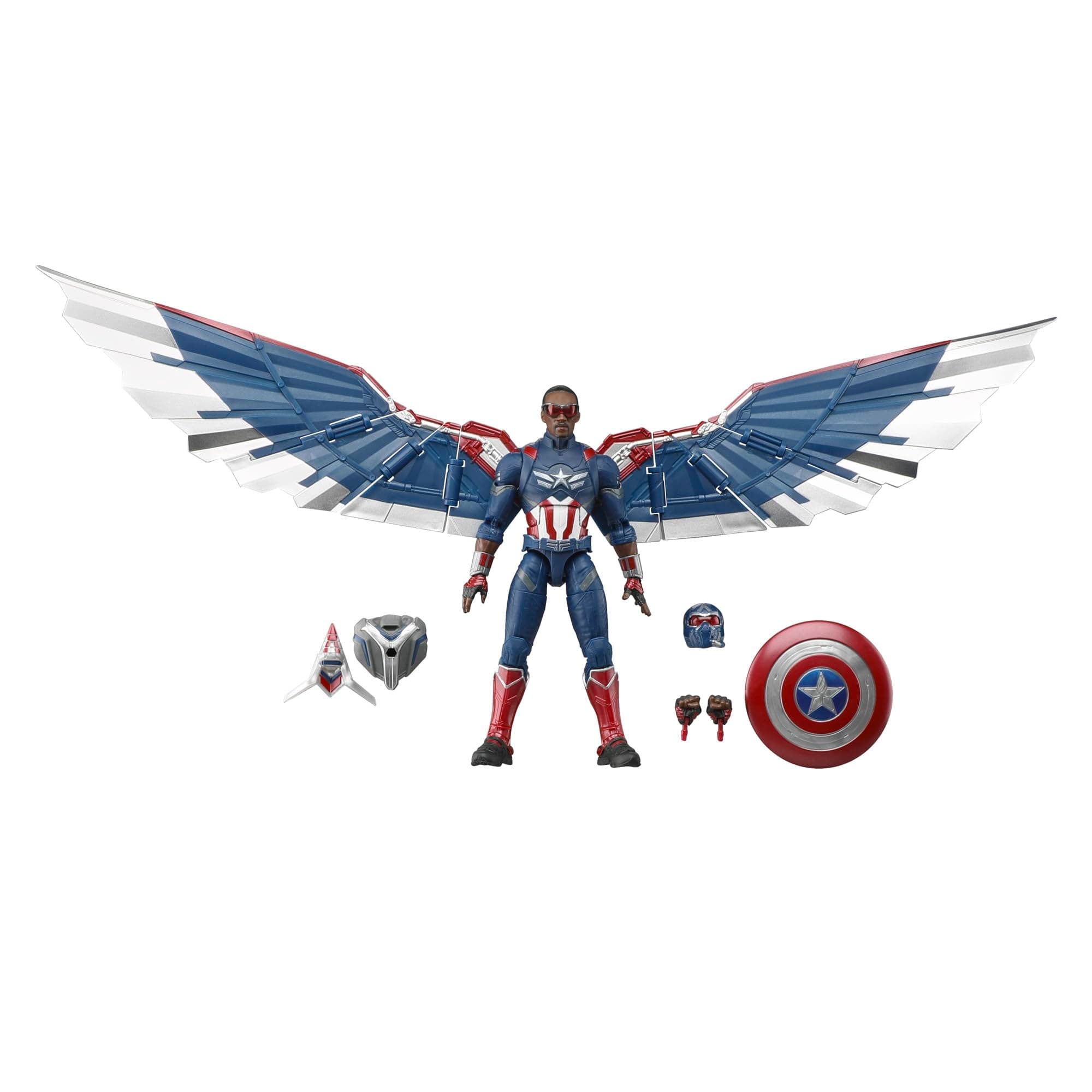 Marvel Legends Series Captain America Captain America: Brave New World 15-cm Action Figure, Red, White, and Blue