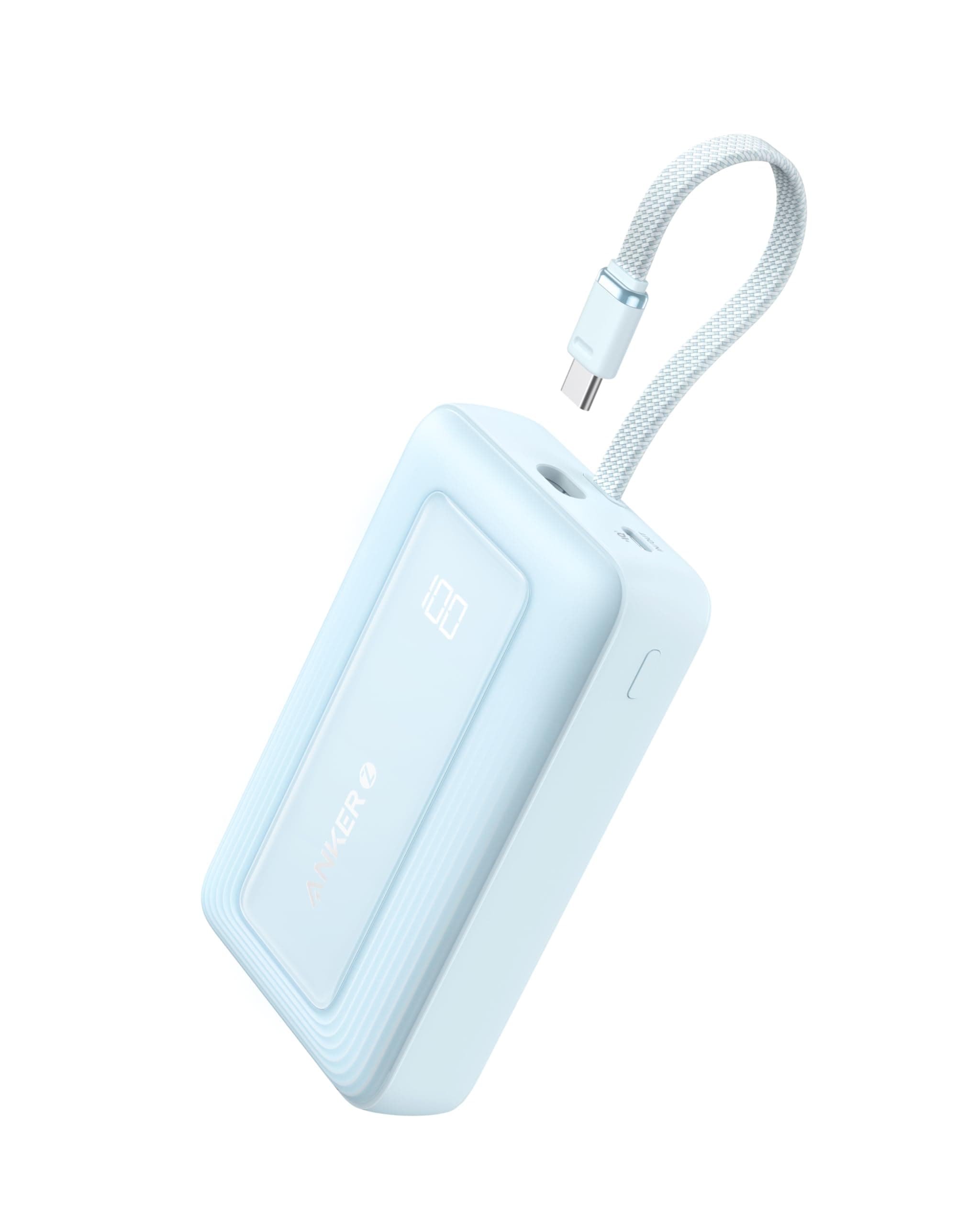 Zolo Power Bank(2025 Upgrade), 20,000mAh 30W High-Speed Portable Charger with Built-In USB-C Cable, Battery Pack For iPhone 17/17 Air/17 Pro/17 Pro Max/16/15 Series, Galaxy, and More