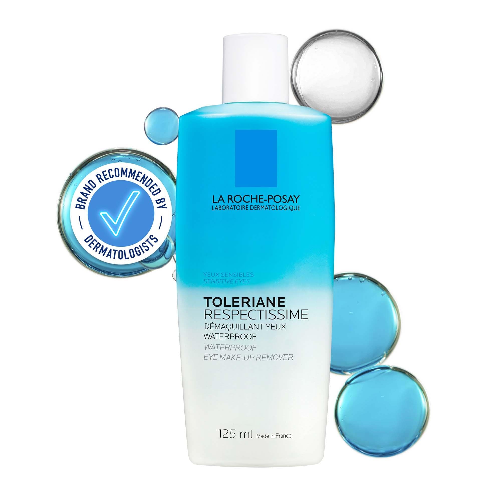 La Roche-Posay Respectissime Waterproof Gentle Eye Makeup Remover For Sensitive Skin 125ml