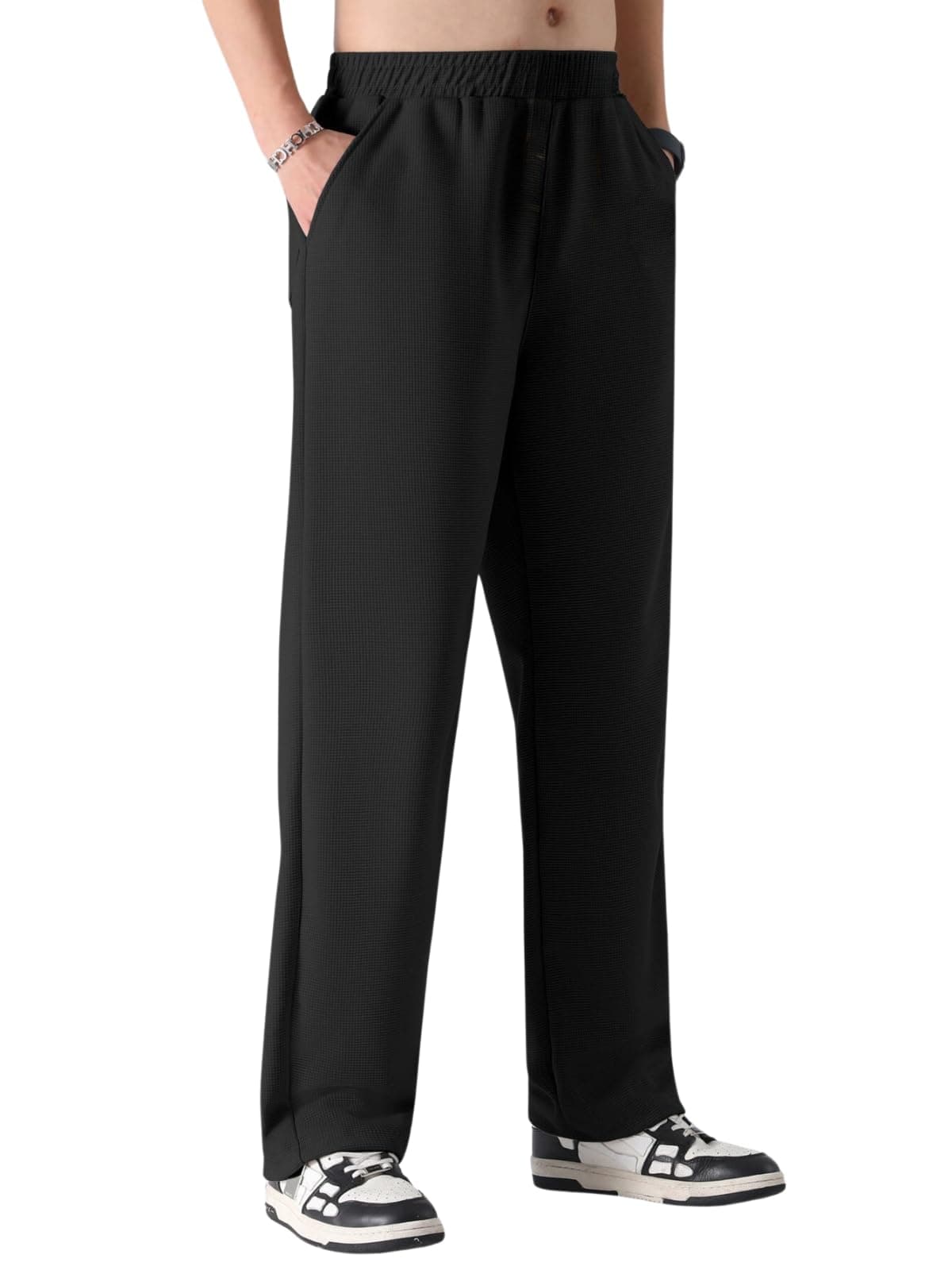Track Pant for Men (GL-TP-1017-XL-BLACK)