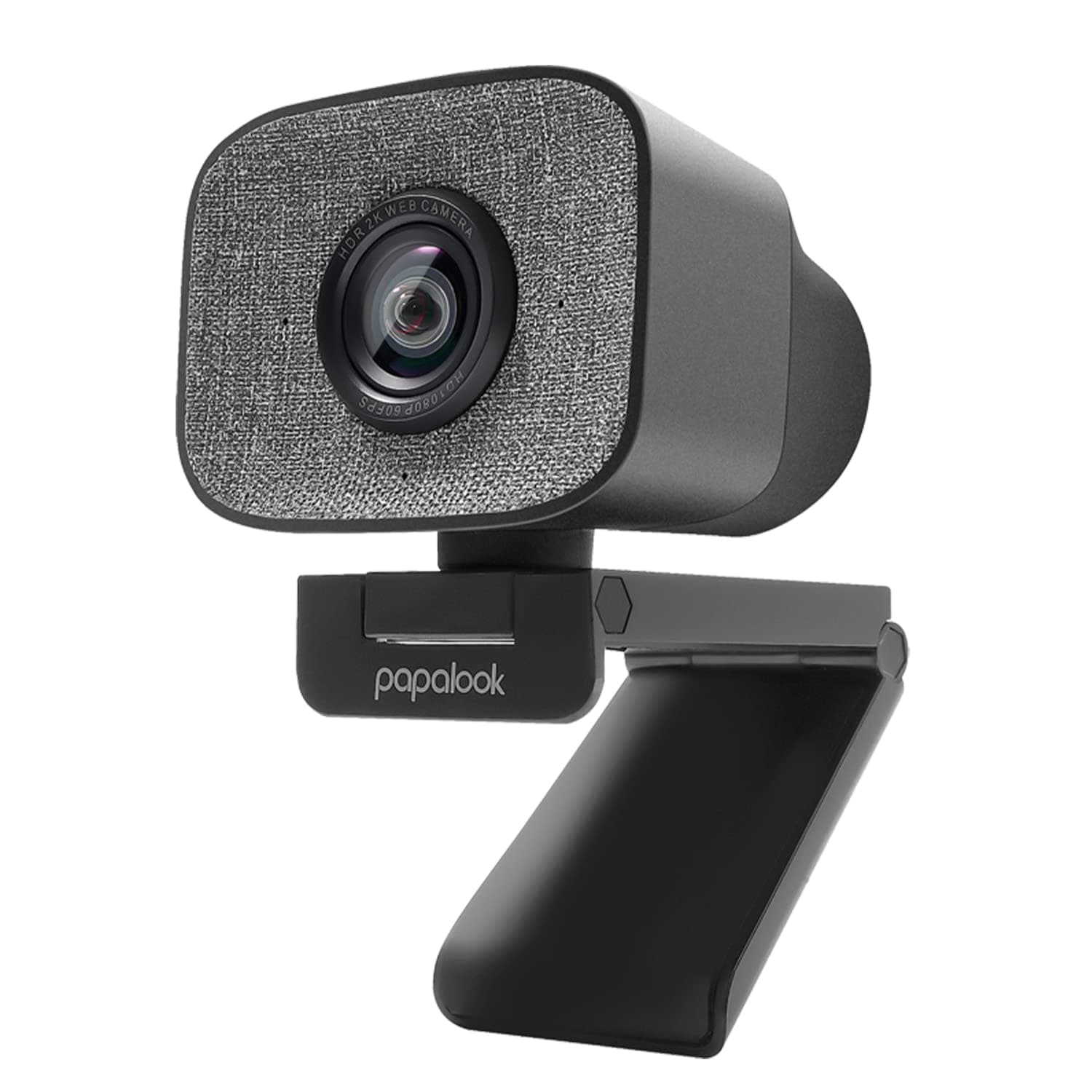 Papalook HDR 2K Webcam, PA930 1080P 60FPS Live Streaming Webcam with Dual Microphone, 90° Fixed Focus StreamCam with Privacy Cover and Tripod, Computer Web Camera for YouTube, Gaming Twitch, PC/Mac