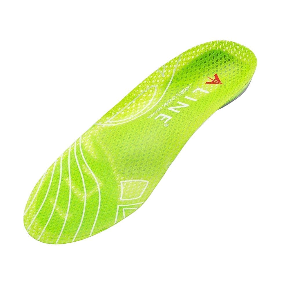 ALINE Traction Shoe Inserts – Flat Foot Athletic Shoe Insole, Plantar Fasciitis, Arch Support Insoles for Men and Women. Green - Green - Men 12.5-13.5/Women 13.5-14.5/EU 46.5-48