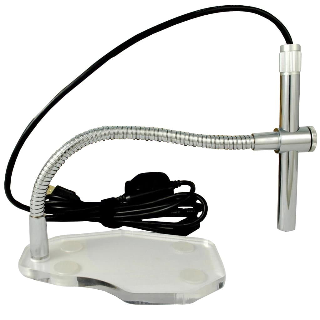 Digital USB Microscope Camera- 2.0MP- 1600 x 1200 HD Images, Video- 200x Zoom-