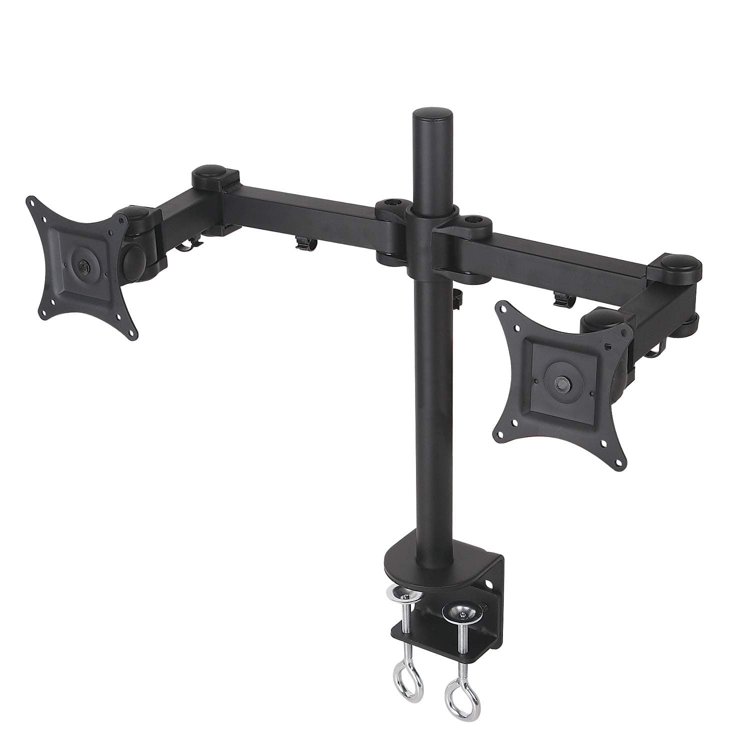 Tyke Supply Dual LCD Monitor Stand Desk clamp Holds up to 24" LCD Monitors