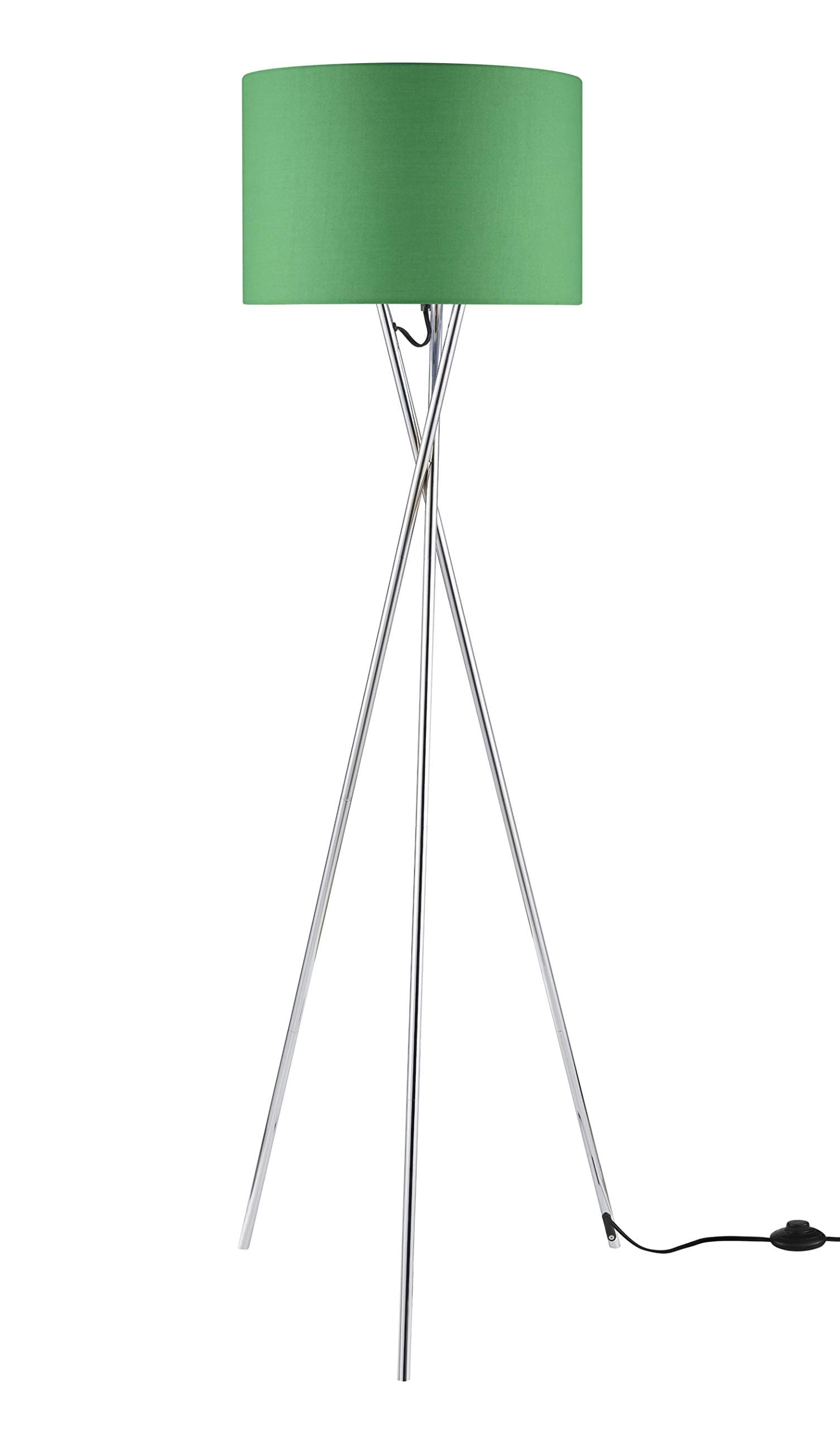 Euro Style Collection Lisboa 63" Tripod Floor Lamp-Green