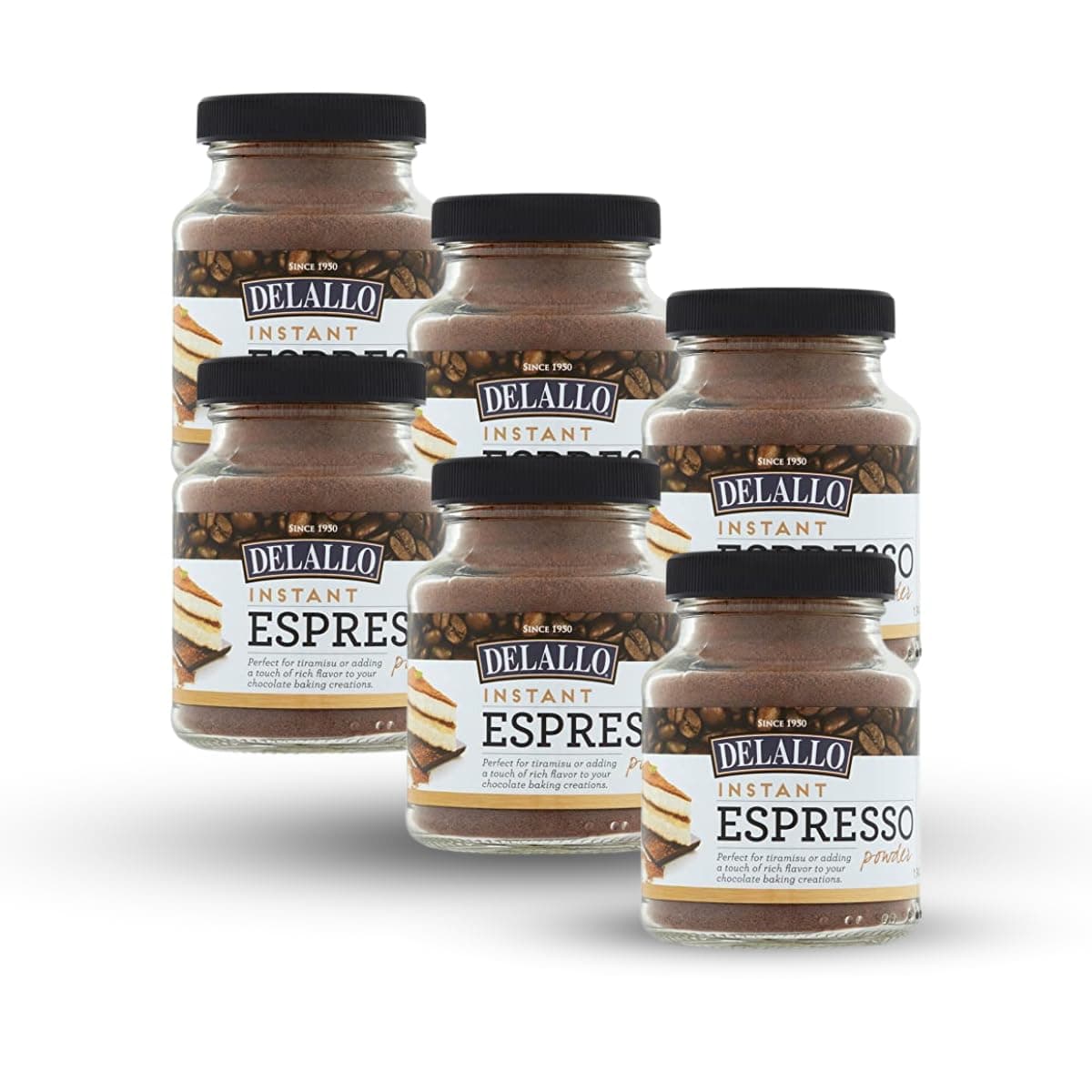 Instant Espresso Powder, 1.94oz Jar, 6-Pack
