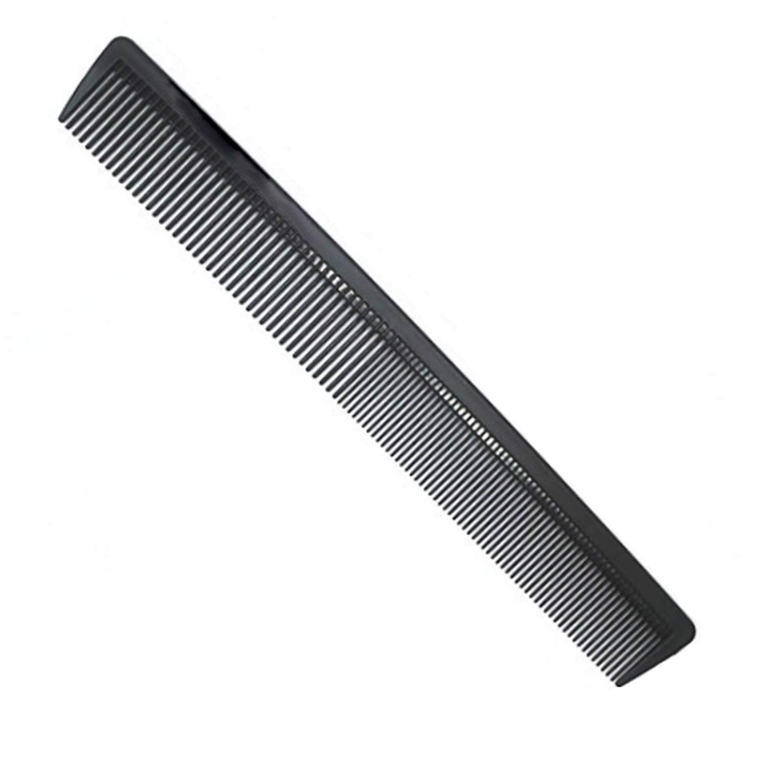 Carbon Fiber Cutting Comb, Professional 8.15” Styling Comb, Hairdressing Comb For All Hair Types, Fine and Wide Tooth Hair Barber Comb