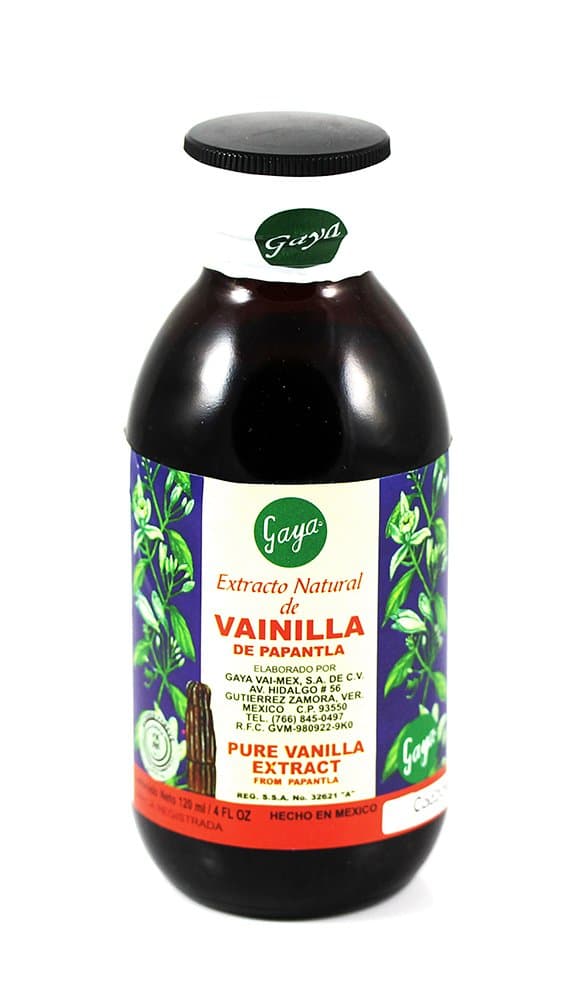 Authentic Mexican Vanilla Extract - 4.0 Oz (120 Ml)