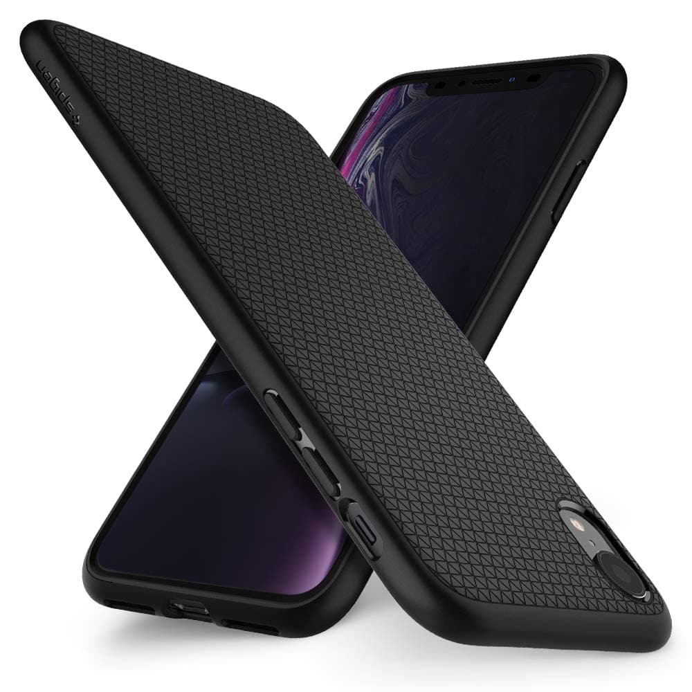 Spigen Liquid Air Case Compatible with iPhone XR - Matte Black