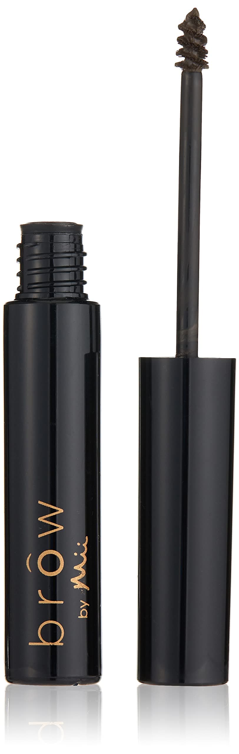 Cosmetics Brow by Mii Sculpting Brow Builder Tint, Creamy Eyebrow Mascara with Fibres, Highly Pigmented for Fuller-Looking Eyebrows, Smudge-Proof & Long-Lasting, Dark Brunette, Remarkably Medium