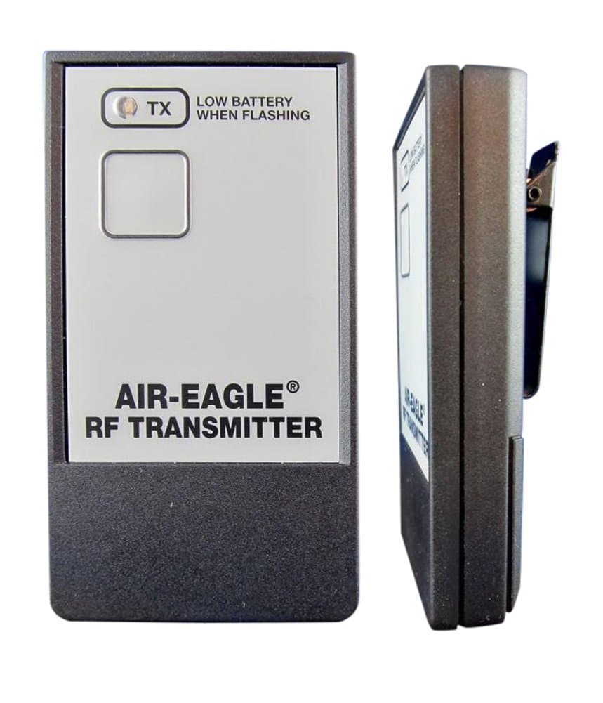 Air-Eagle Sr 2.4Ghz Transmitter, 300 Ft Max Range, 1 Function Button, Handheld Transmitter, User-Selectable Relay Assignment and Frequency Selection, includes Belt Clip