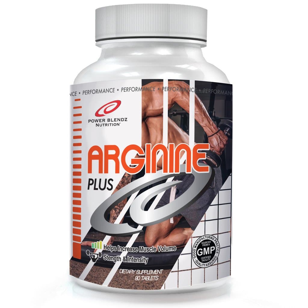Power Blendz - Arginine Plus, 30 Servings, Non-GMO, Made in The USA, for Heart Health and Promotes Nutrients to Muscles