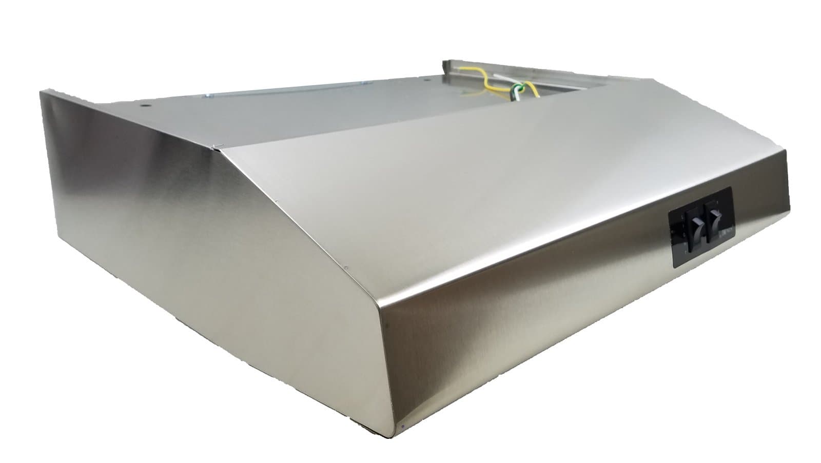 20" Stainless Steel Rear Ducted RV Range Hood (12 Volt DC)
