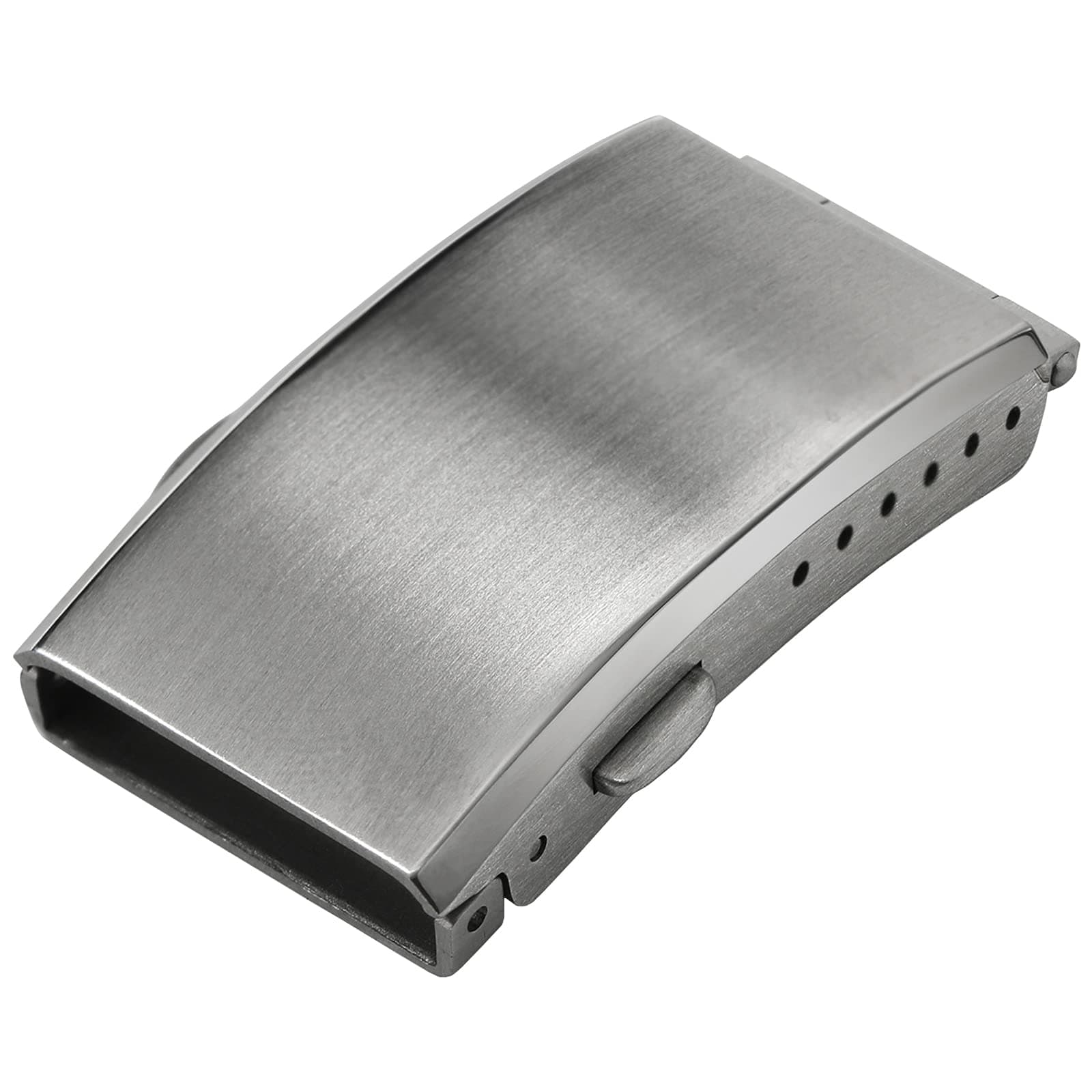 watchdives Uhrenschnalle 18 mm, 20 mm, 22 mm, Silber-Faltschliee, Ersatz-Armband-Verschluss aus Edelstahl