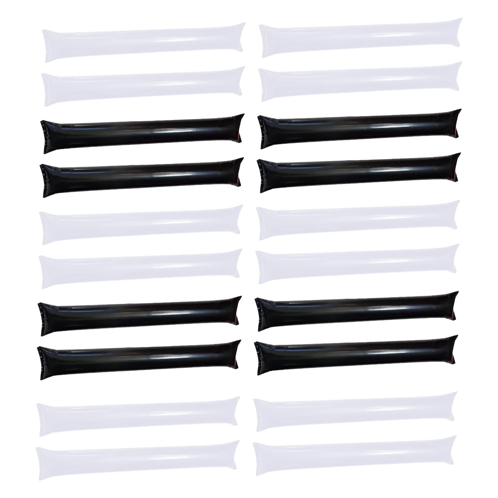 48 pcs cheerleader hand clapper stick Blow Bang Bang Stick boom sticks noise maker inflatable long stick inflatable toys Long Stick Balloons child football Accessories white