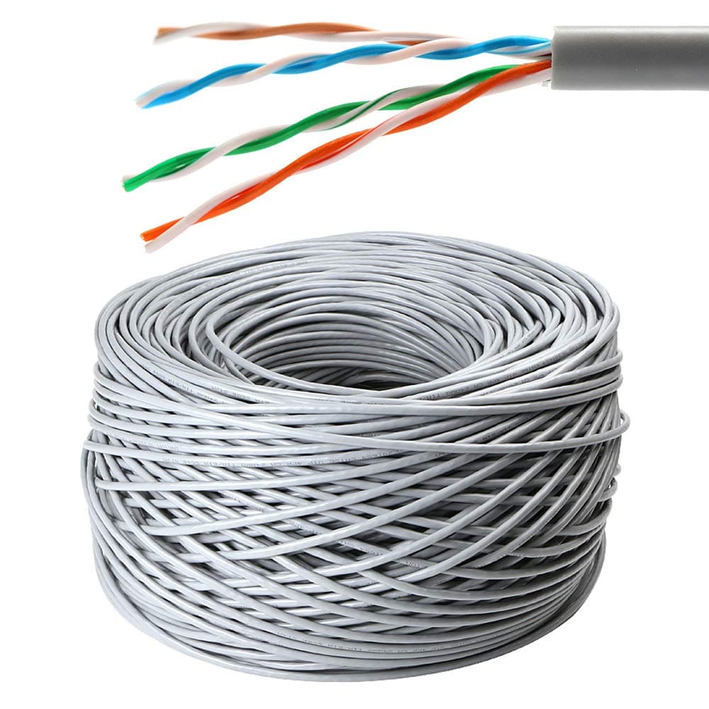 TarLink® CAT6 Ethernet Network Cable Outdoor Waterproof High Speed GIGABIT LAN Patch UTP Cat 6 Copper Cable Reel Wire (300m)