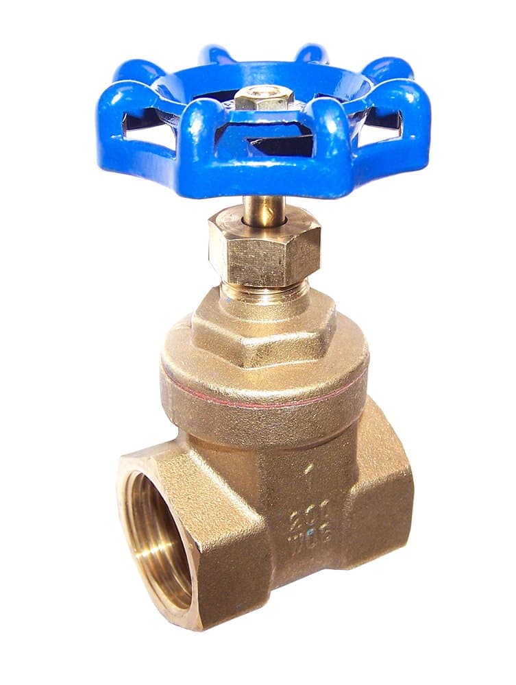 American Valve G300 3/4" Lead-Free Brass Gate Valve IPS, 3/4-Inch