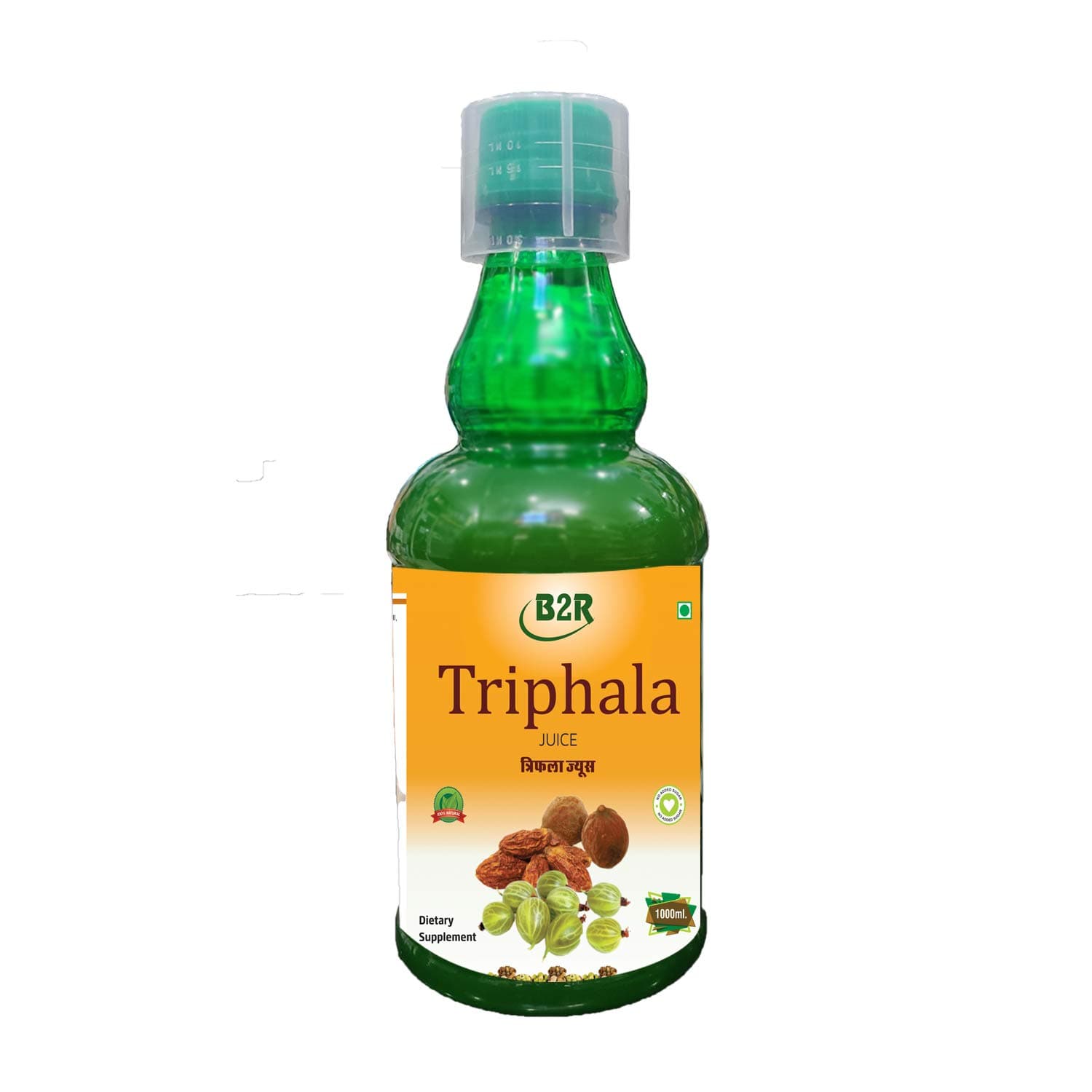B2R's Triphala Juice Fights the symptoms of acidity, hyperacidity and acid reflux | Helps for Weight Management | Healthy and Glowing Skin