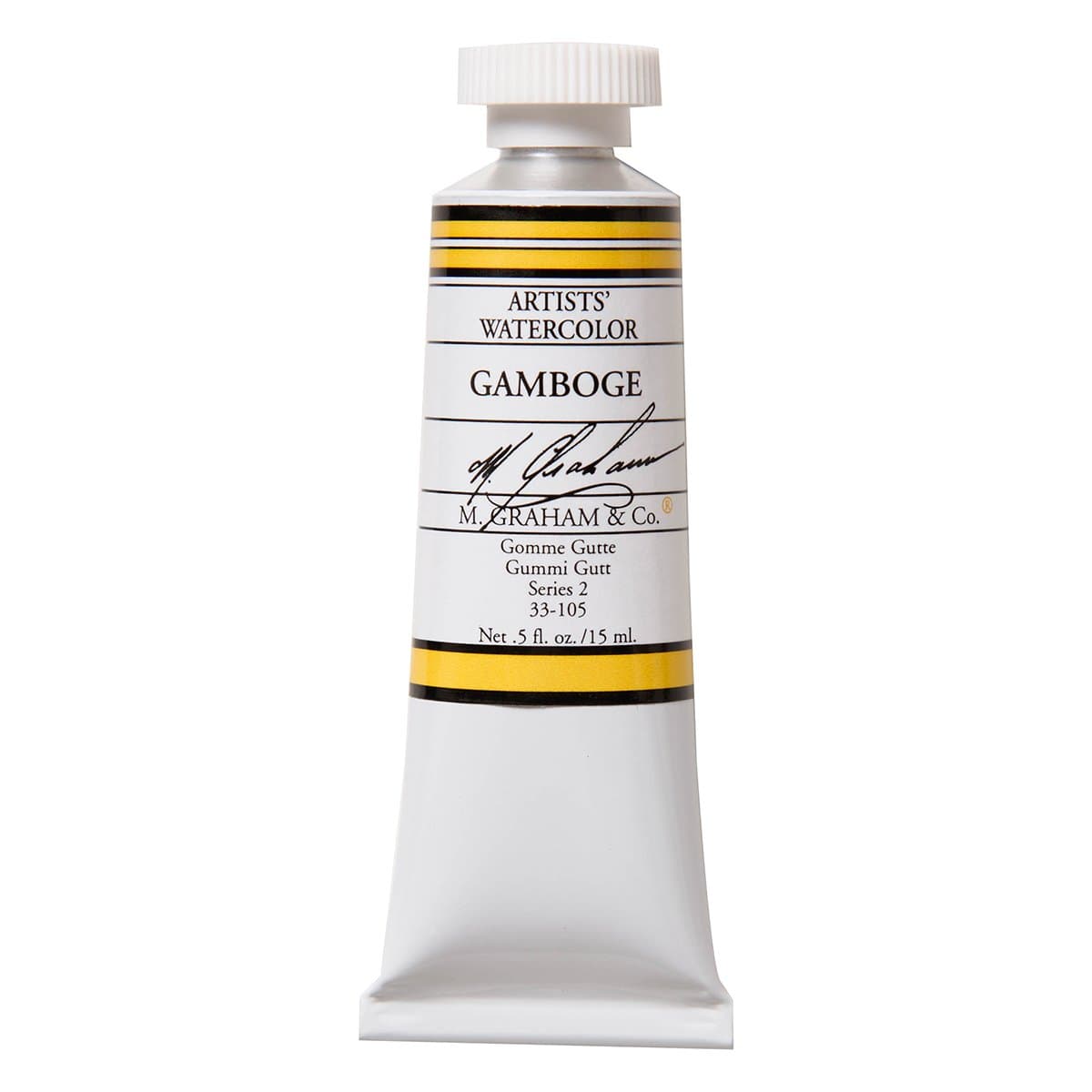 M. Graham 30ml Tube Watercolour Paint, Gamboge