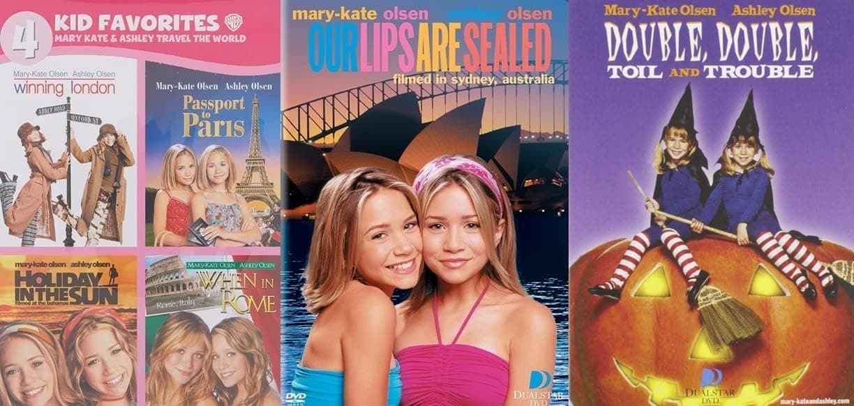 4 Kid Favorites: Mary-Kate & Ashley Travel the World / Our Lips are Sealed / Double Double Toil and Trouble [DVD 3-Set]