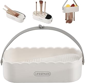 Makeup Brush Cleaner 4 in 1 Makeup Brushes Sponges Cleaning Mat Removes Cosmetic Color Brush Cleaner Pad for Cleaning Makeup Sponges Brushes