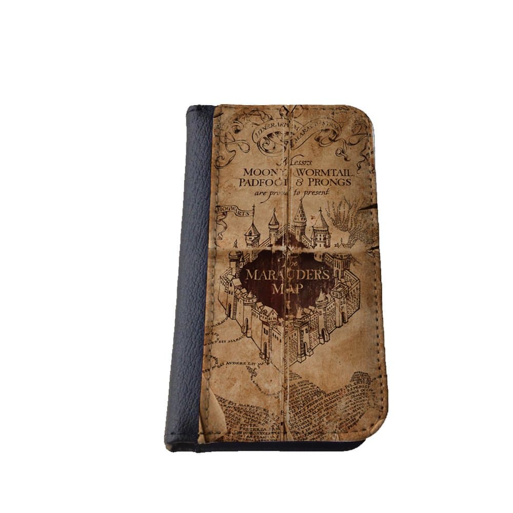 Harry Potter inspired Marauders Map Samsung Galaxy S4 case, Flip Case, Samsung Galaxy S4 Flap Cover, Book Style Case, Pocket Case, Samsung Galaxy S4 Wallet, Bi-Fold Case, Made in USA