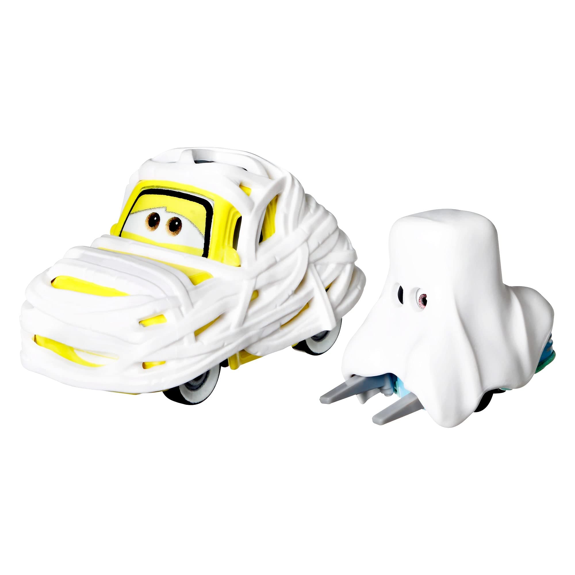 Cars Toys Cars Toys Toys Mummy Costume Luigi & Ghost Costume Guido, Miniature, Collectible Racecar Automobile Toys Based on Cars Toys Movies, for Kids Age 3 and Older, Multicolor